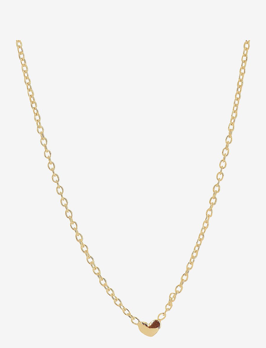 Drakenberg Sjölin - Loving Heart drop necklace gold - halskæder med vedhæng - 18k gold - 1