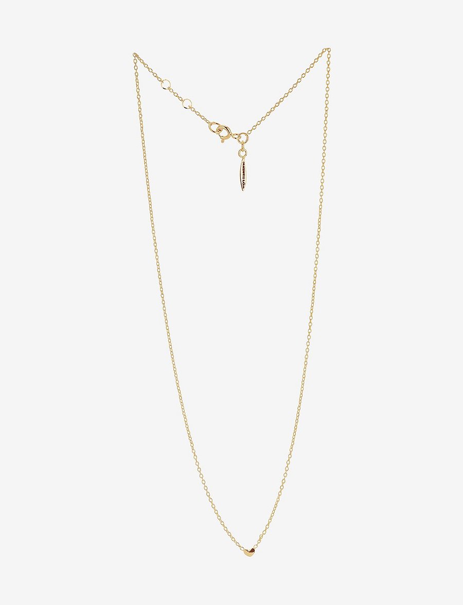 Drakenberg Sjölin - Loving Heart drop necklace gold - halskæder med vedhæng - 18k gold - 2