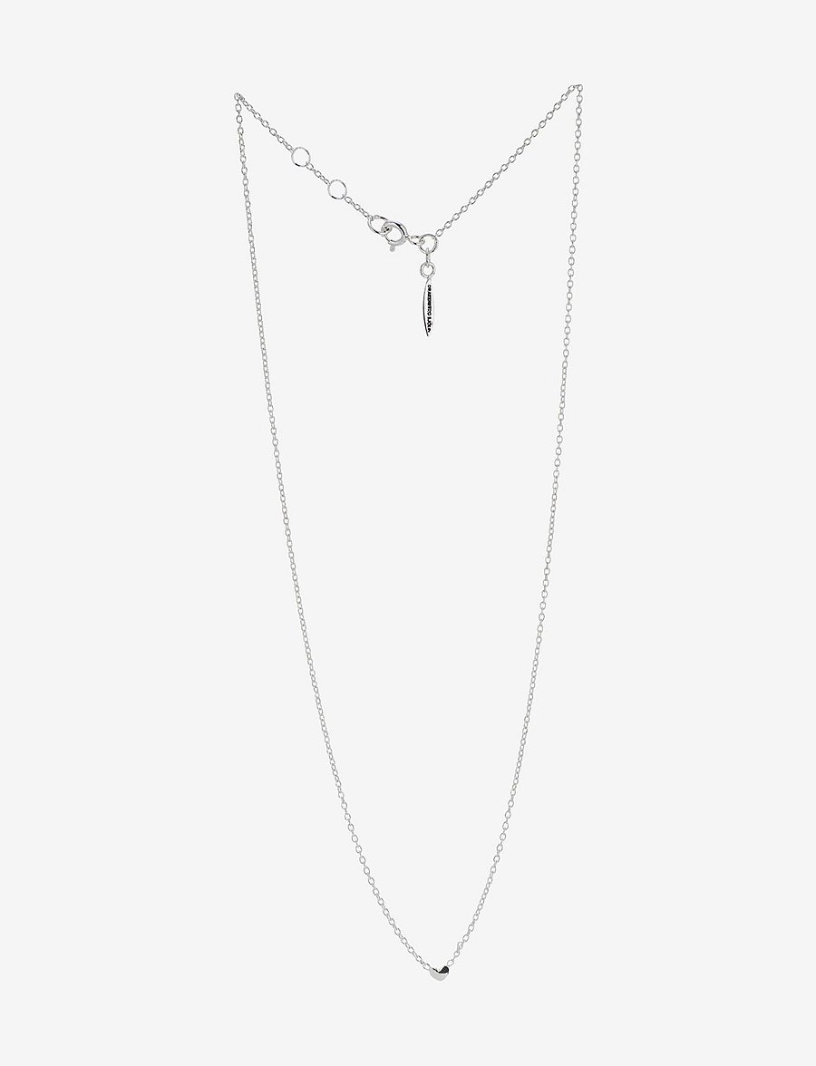 Drakenberg Sjölin - Loving Heart drop necklace gold - halsband med hänge - sterling silver - 2
