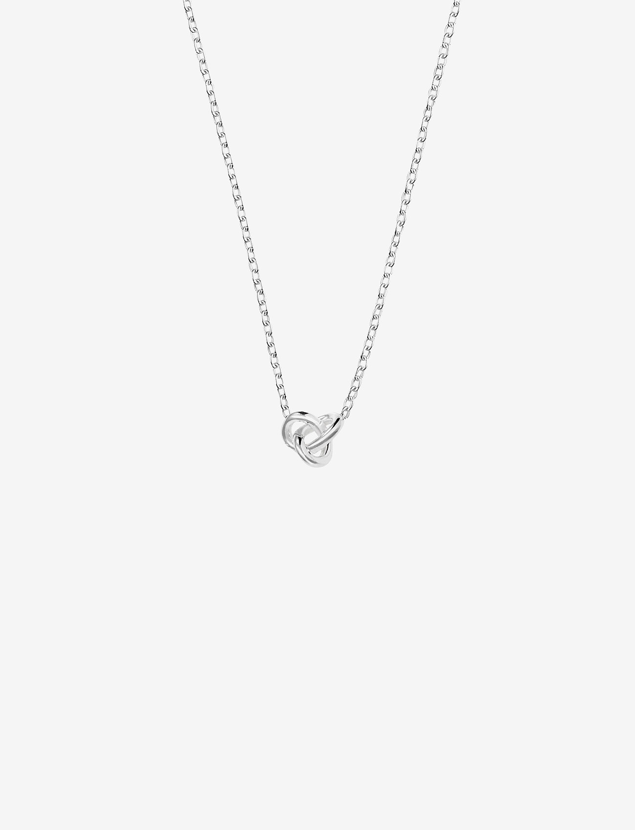 Le Knot drop necklace - STERLING SILVER
