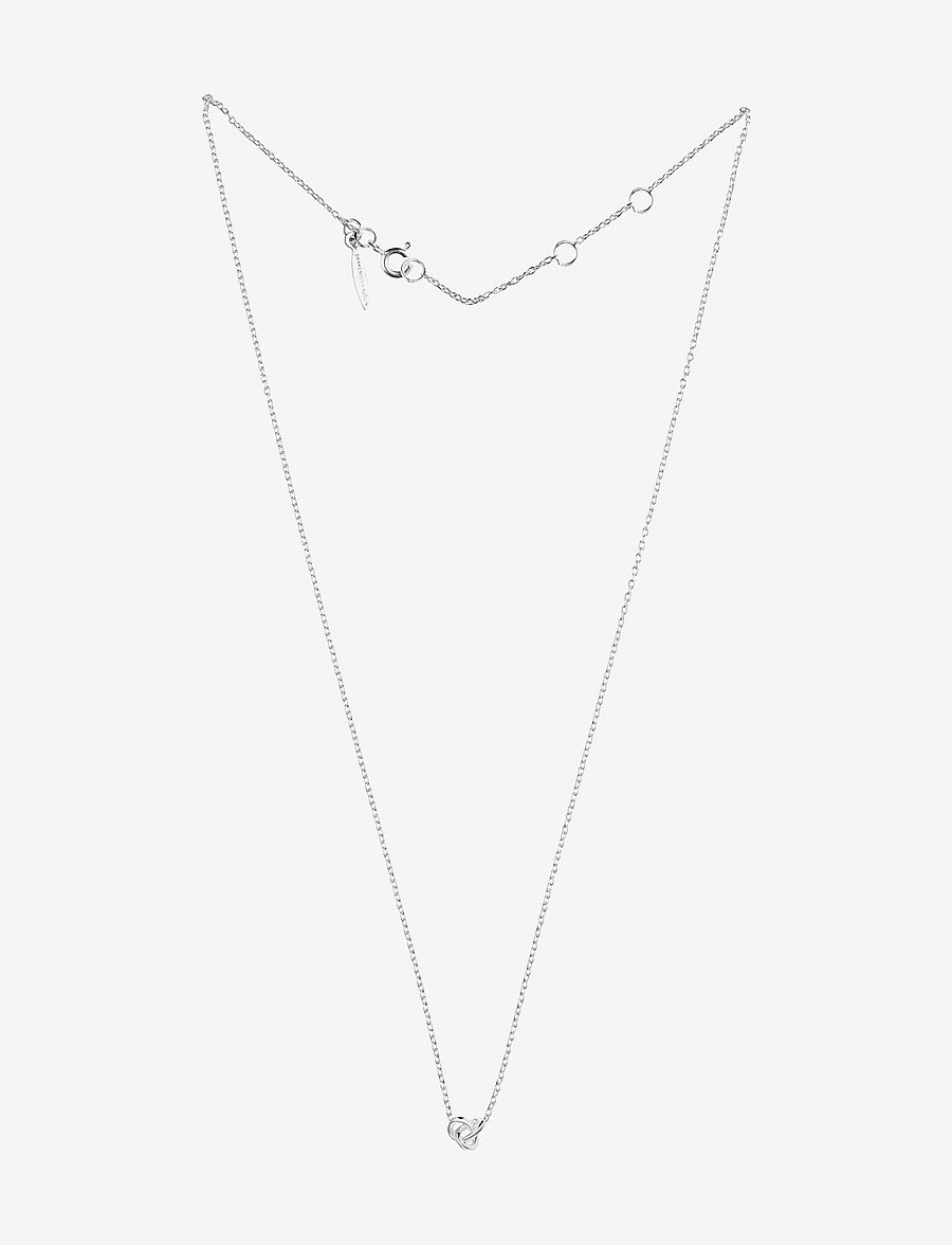 Drakenberg Sjölin - Le Knot drop necklace - riipukset - sterling silver - 1