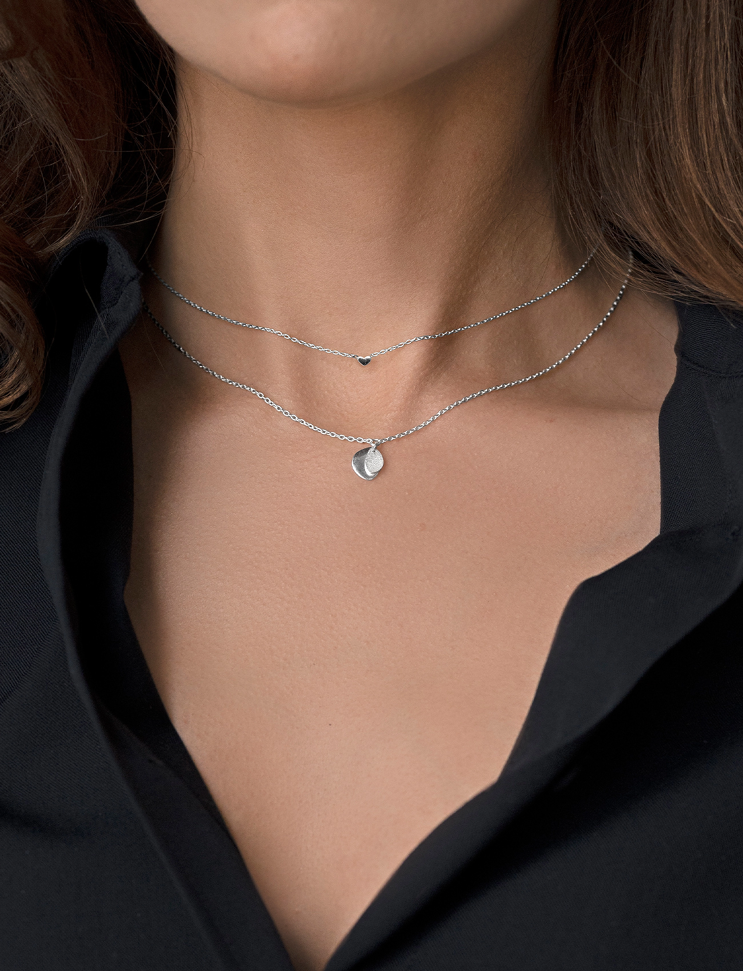 Drakenberg Sjölin Lakeside Drop Necklace, One Size, Necklaces, Silber - Dainty Frauen