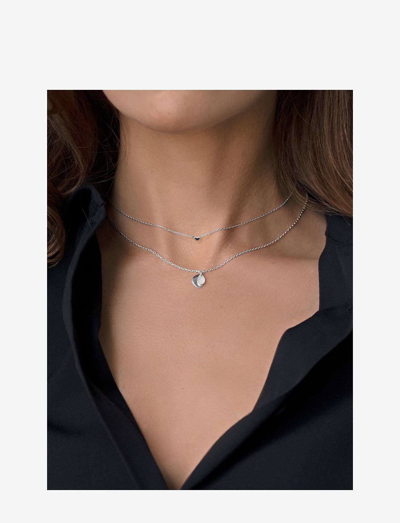 Drakenberg Sjölin - Lakeside drop necklace - pendant necklaces - sterling silver - 0