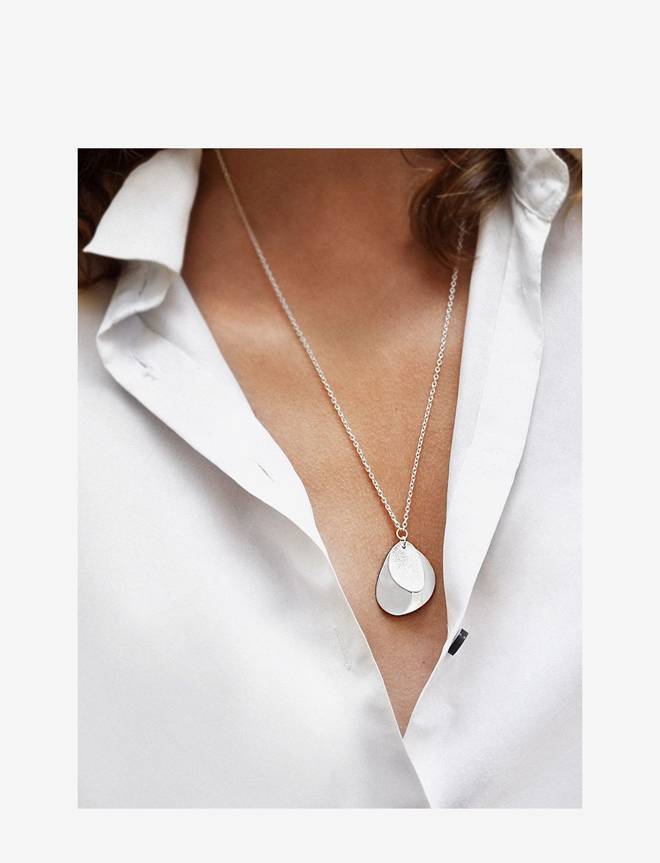 Drakenberg Sjölin - Lakeside single necklace - sterling silver - 0