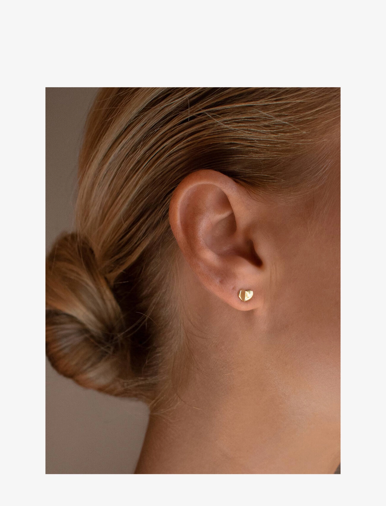 Drakenberg Sjölin Mi Amor Studs Gold, One Size, Earrings, Gold - Studs, Frauen