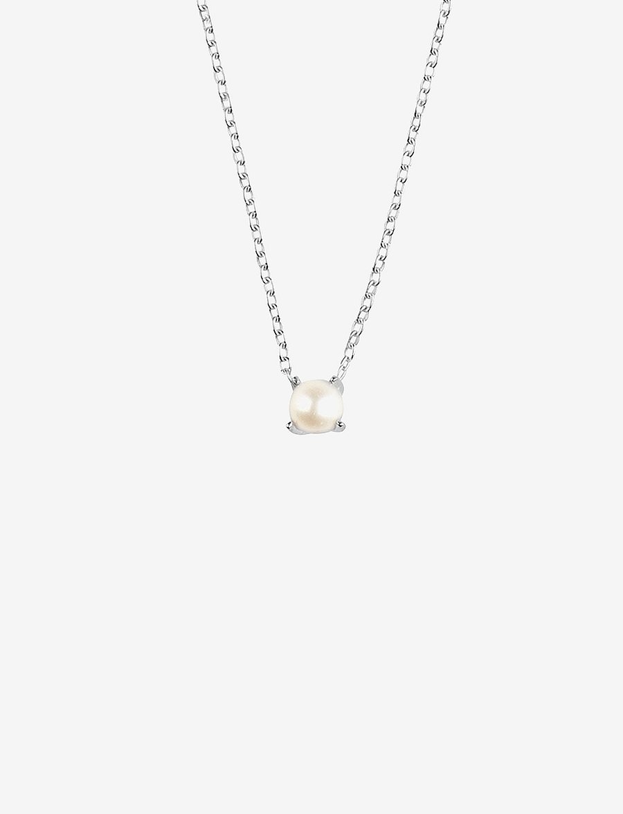 Drakenberg Sjölin - Petite Pearl necklace - halskæder med vedhæng - sterling silver - 1