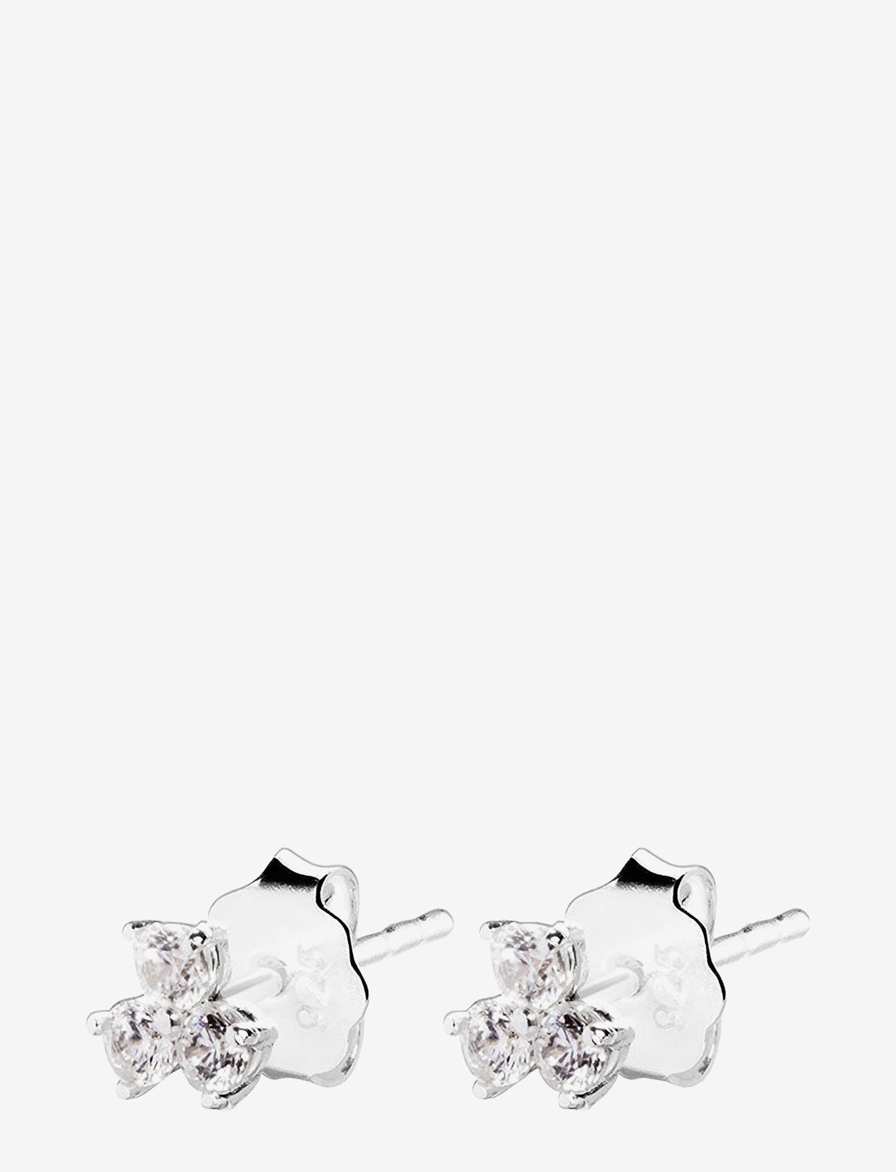 Drakenberg Sjölin - Petite Star studs - studs örhängen - sterling silver and white topaz - 1