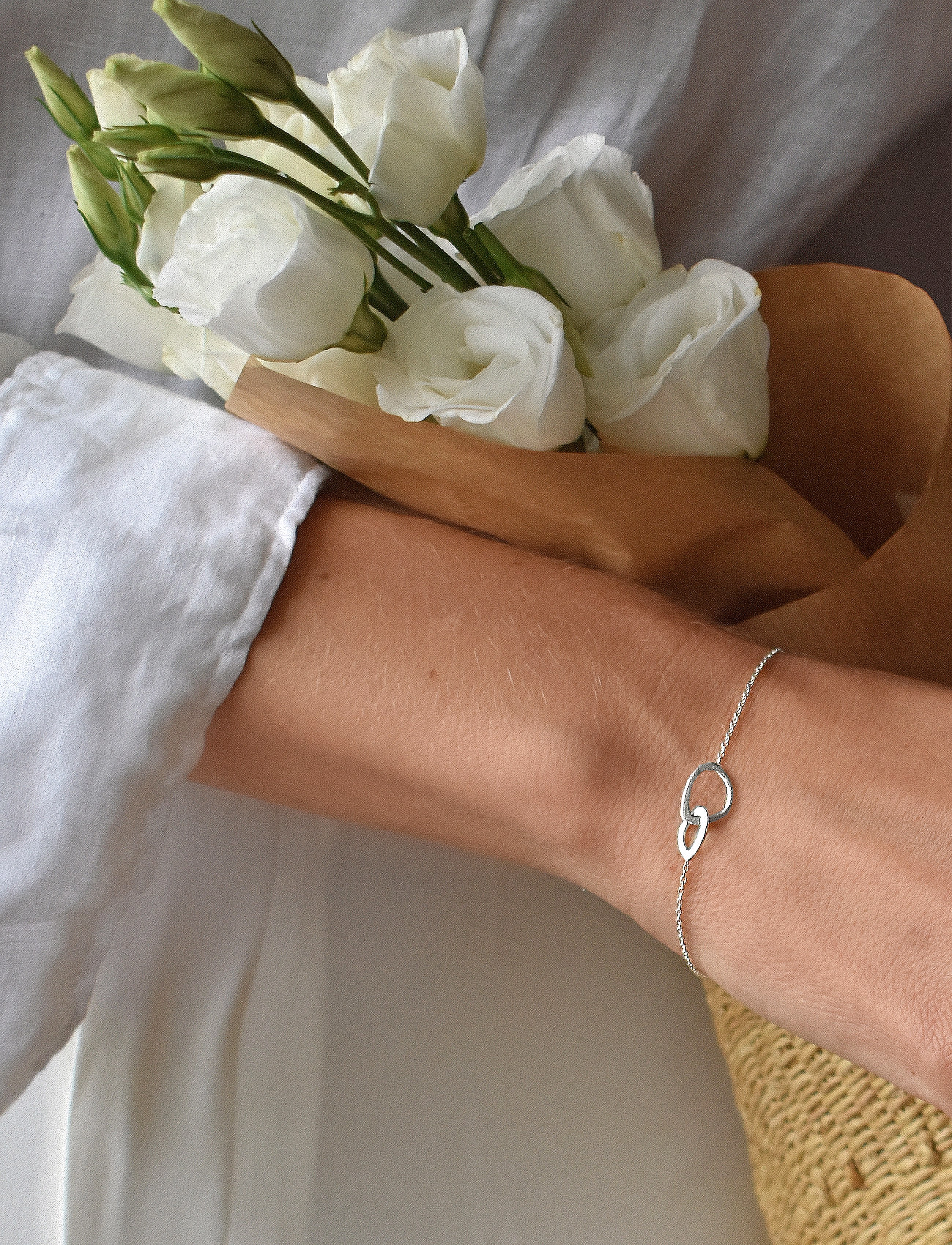 Drakenberg Sjölin Together Single Bracelet, One Size, Silver, Armbånd > Kædearmbånd, Dame