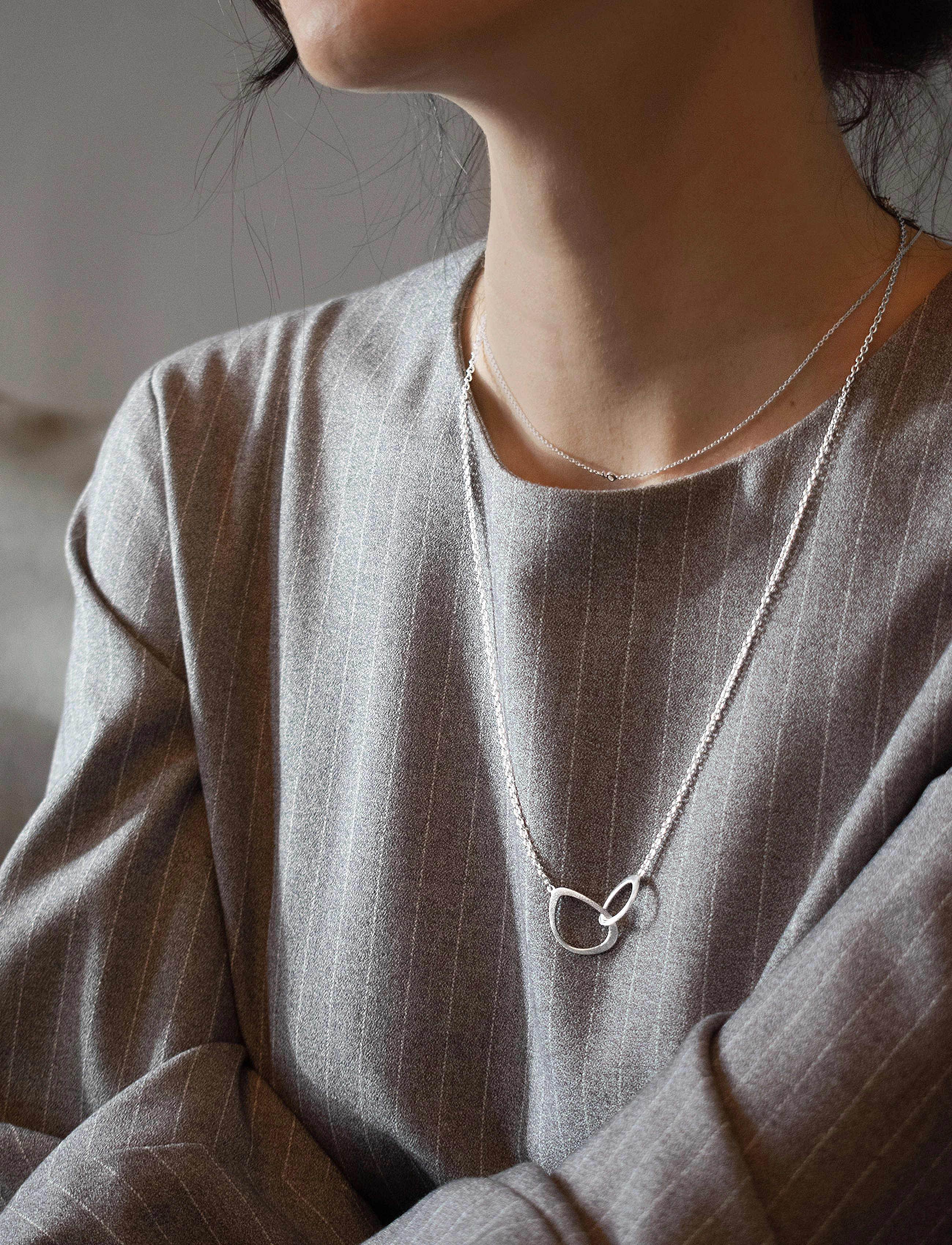 Drakenberg Sjölin Together Necklace Short, One Size, Necklaces, Silber - Dainty Frauen
