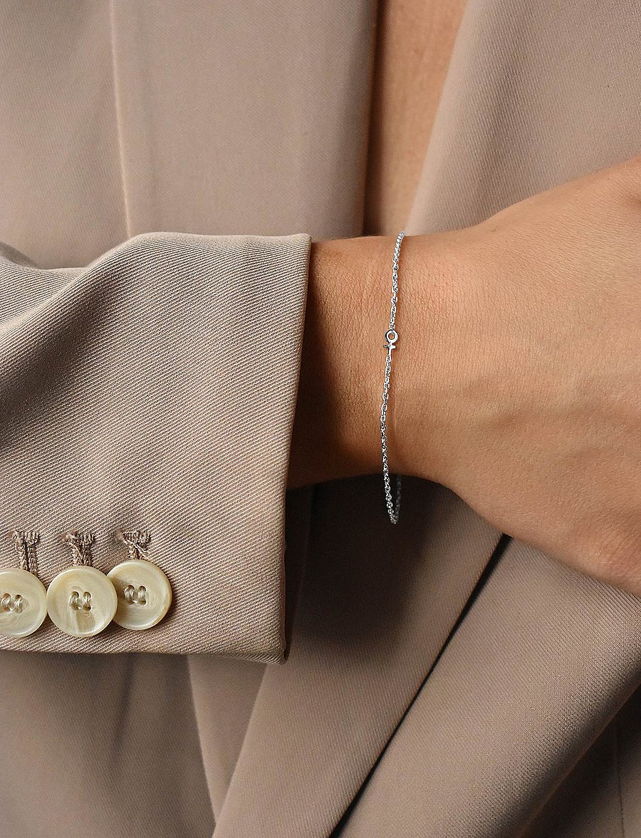 Drakenberg Sjölin - Women Unite drop bracelet gold - apyrankės - sterling silver - 0