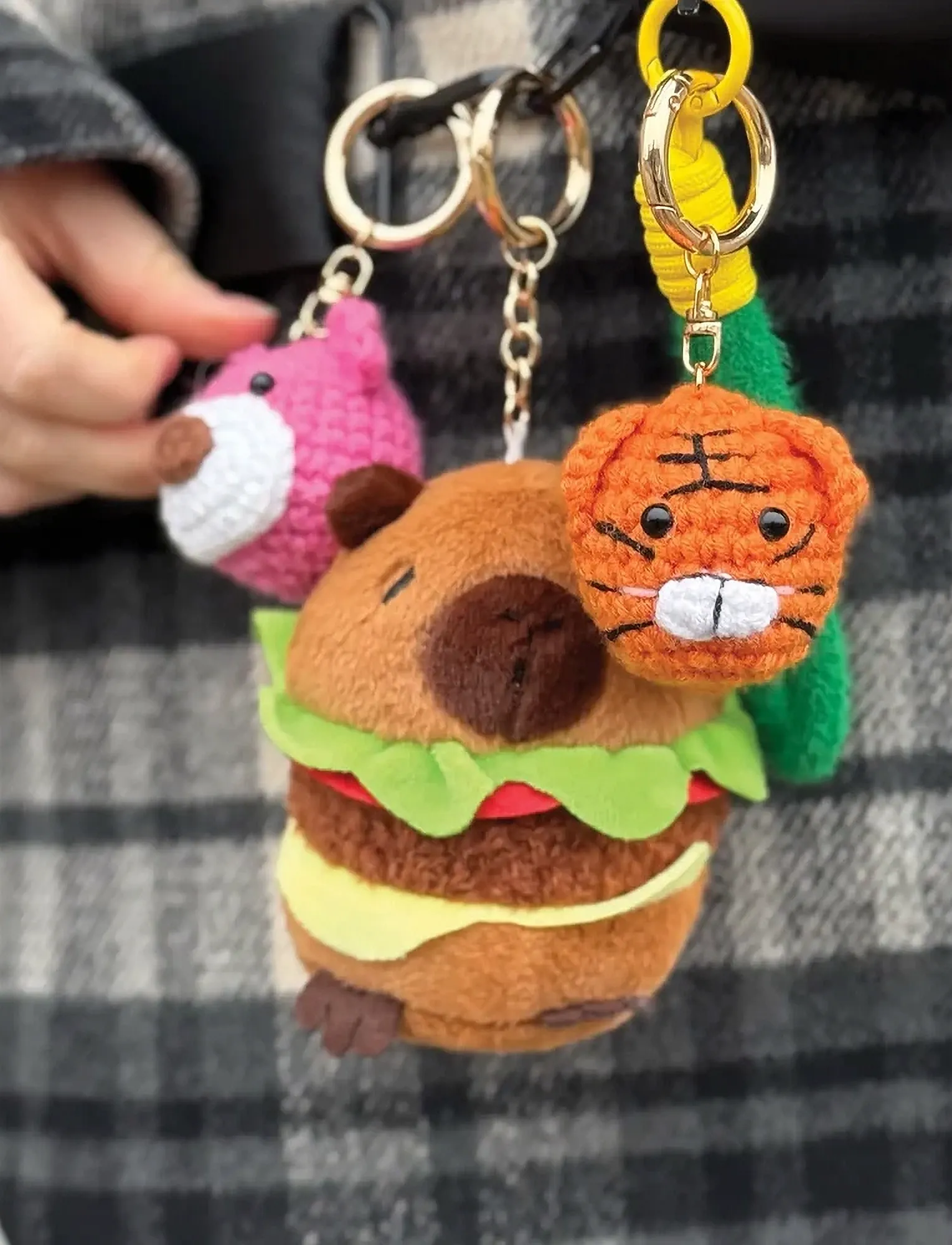 DRM-LND Knitted Tiger, One Size, Orange, Tasker > Tilbehør Til Tasker, Børn
