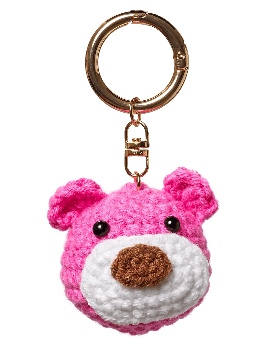 DRM-LND - Knitted Bear - tasketilbehør - pink - 1