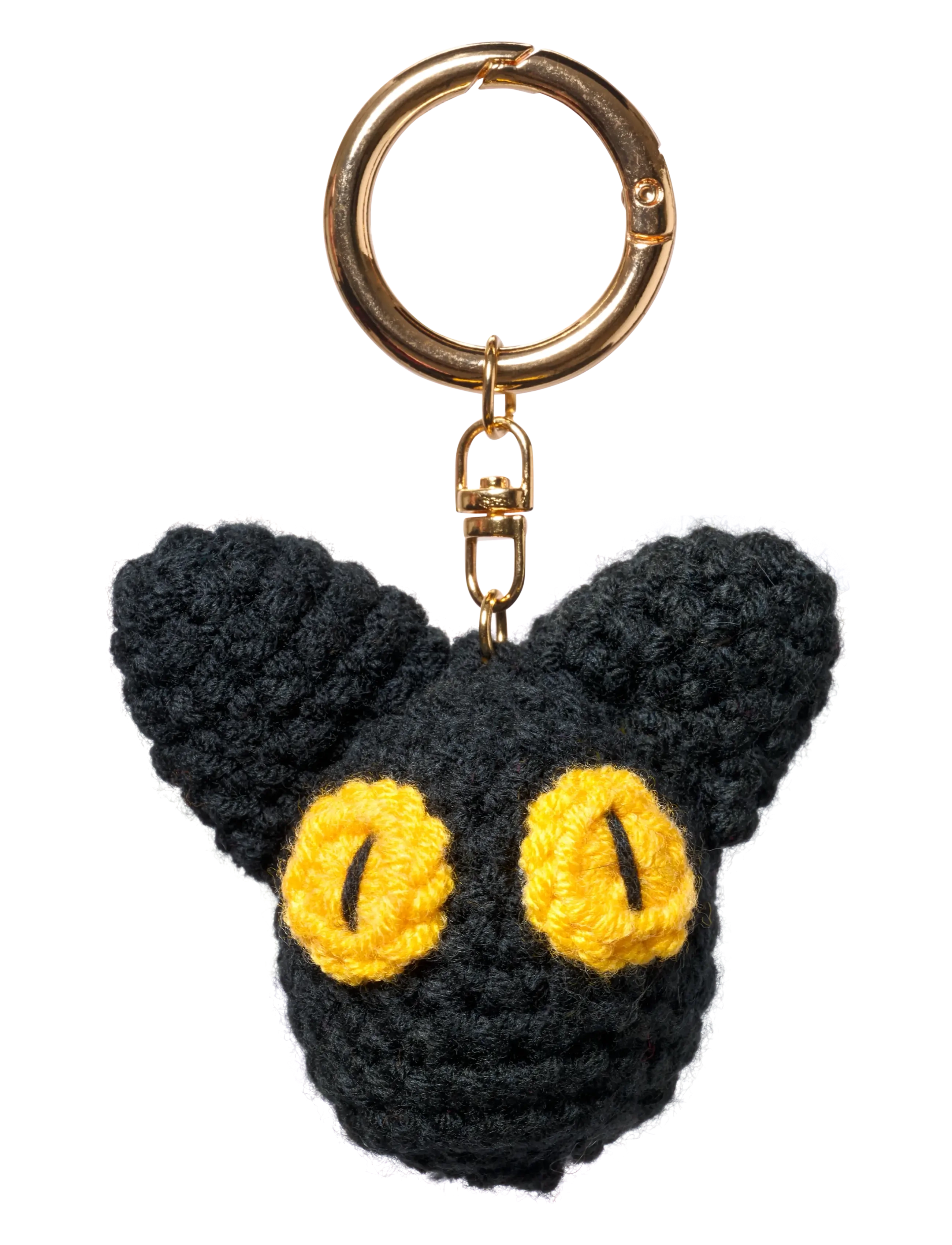DRM-LND Knitted Black Cat - Võtmehoidjad - BLACK / black