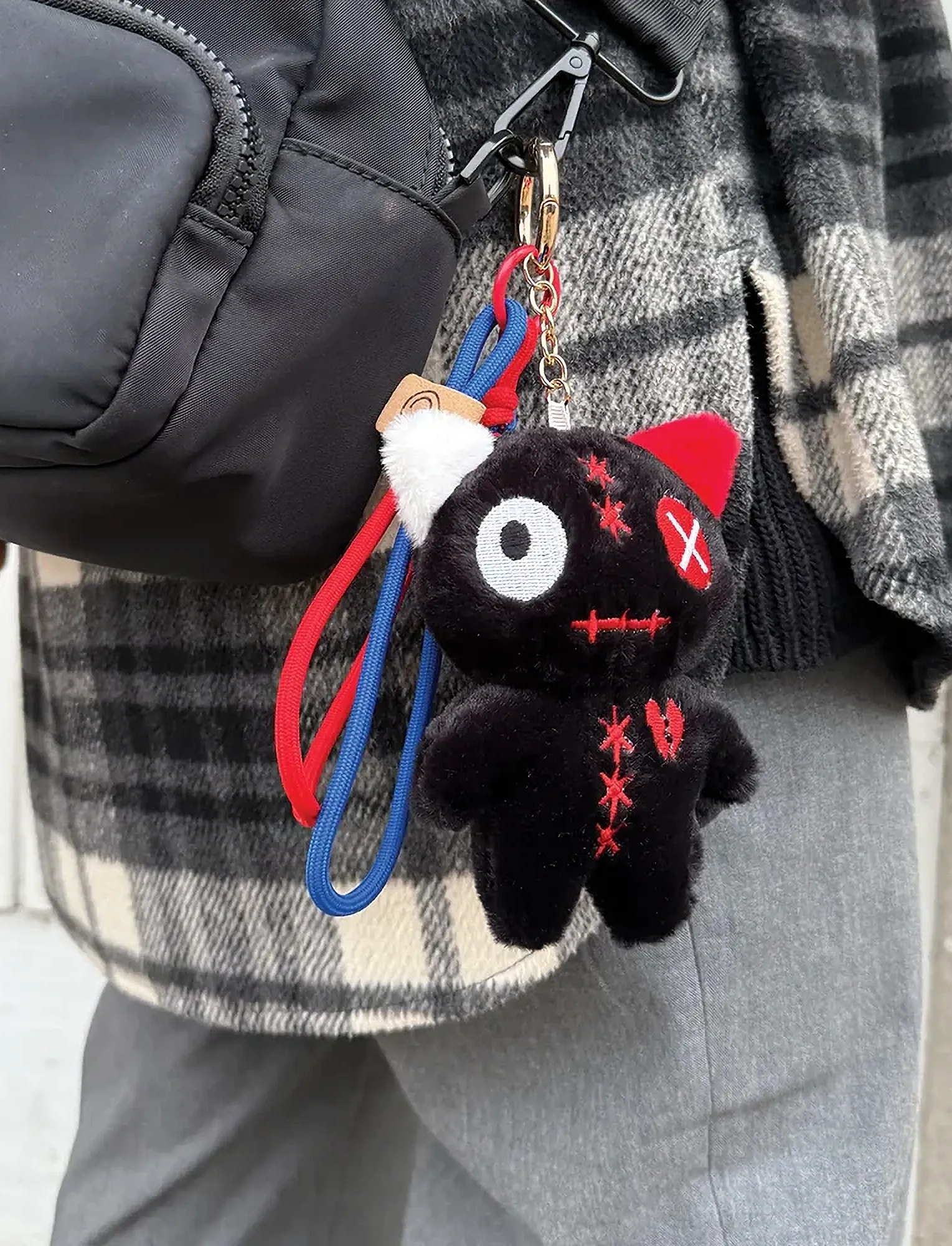 DRM-LND Broken Heart Kitty Black, One Size, Bags, Schwarz - Bag Accessories, Kinder