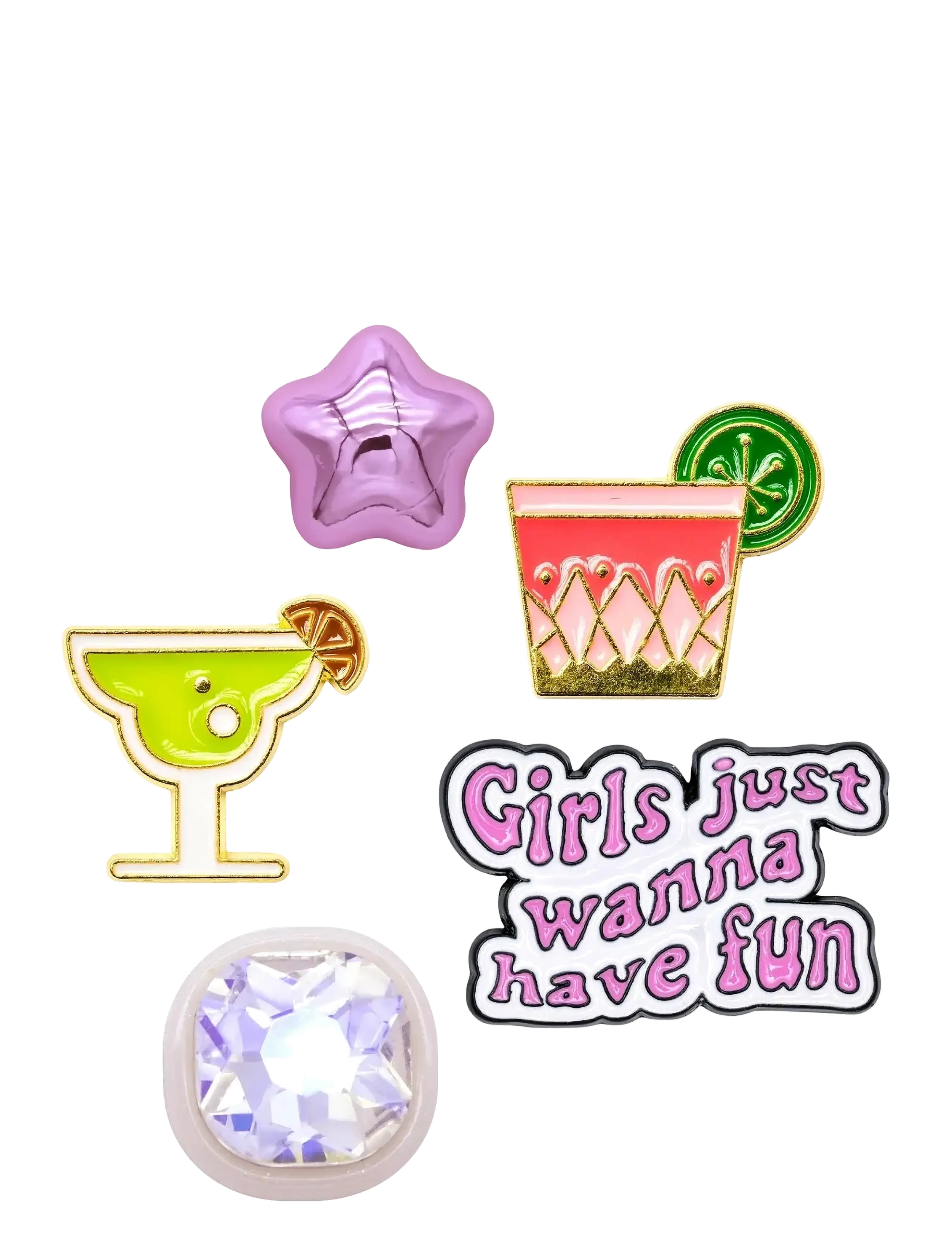 DRM-LND Party Queen - Mobilsmykker - MIXED COLORS / purple