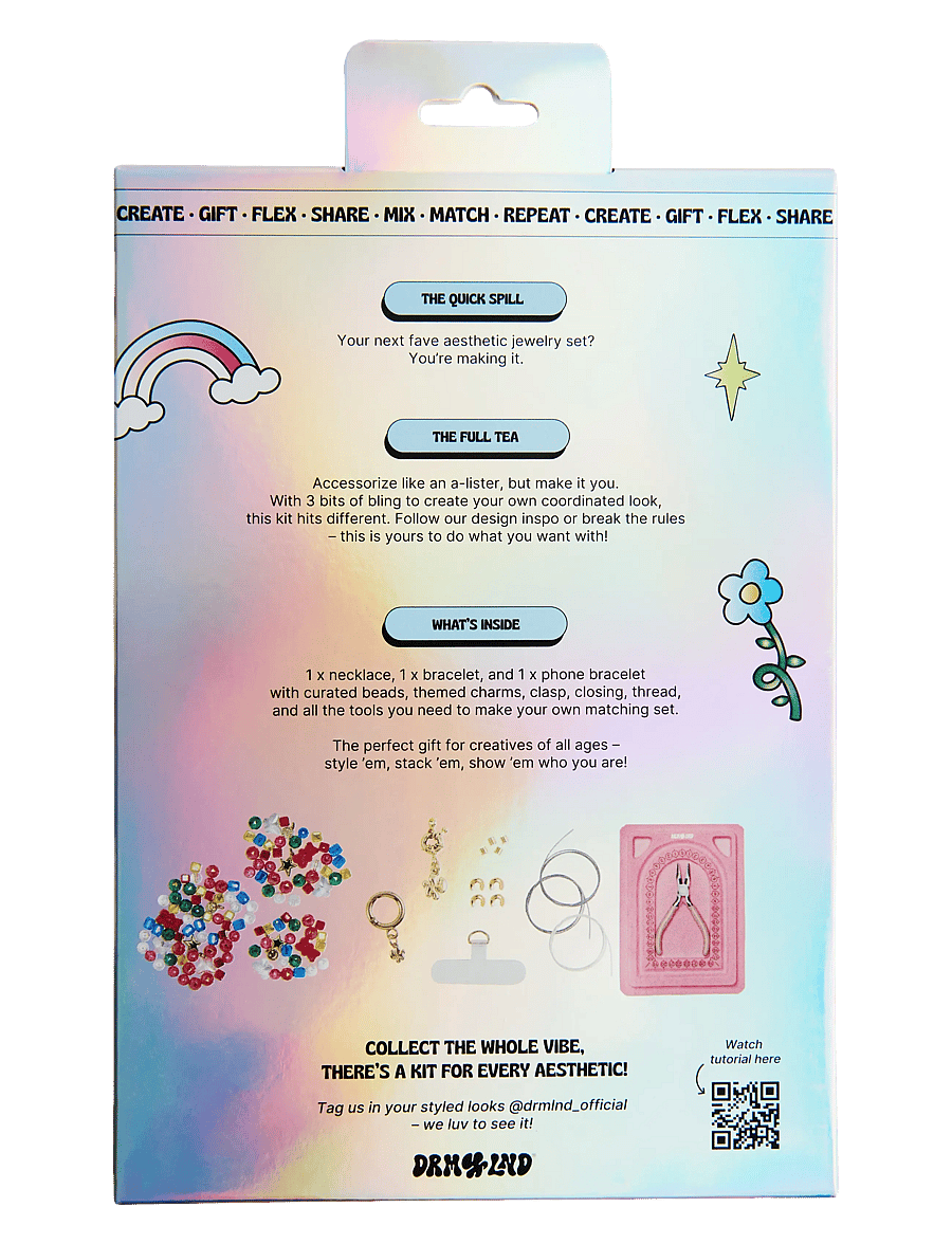 DRM-LND - Rainbow Bright - handyschmuck - mixed colors - 1