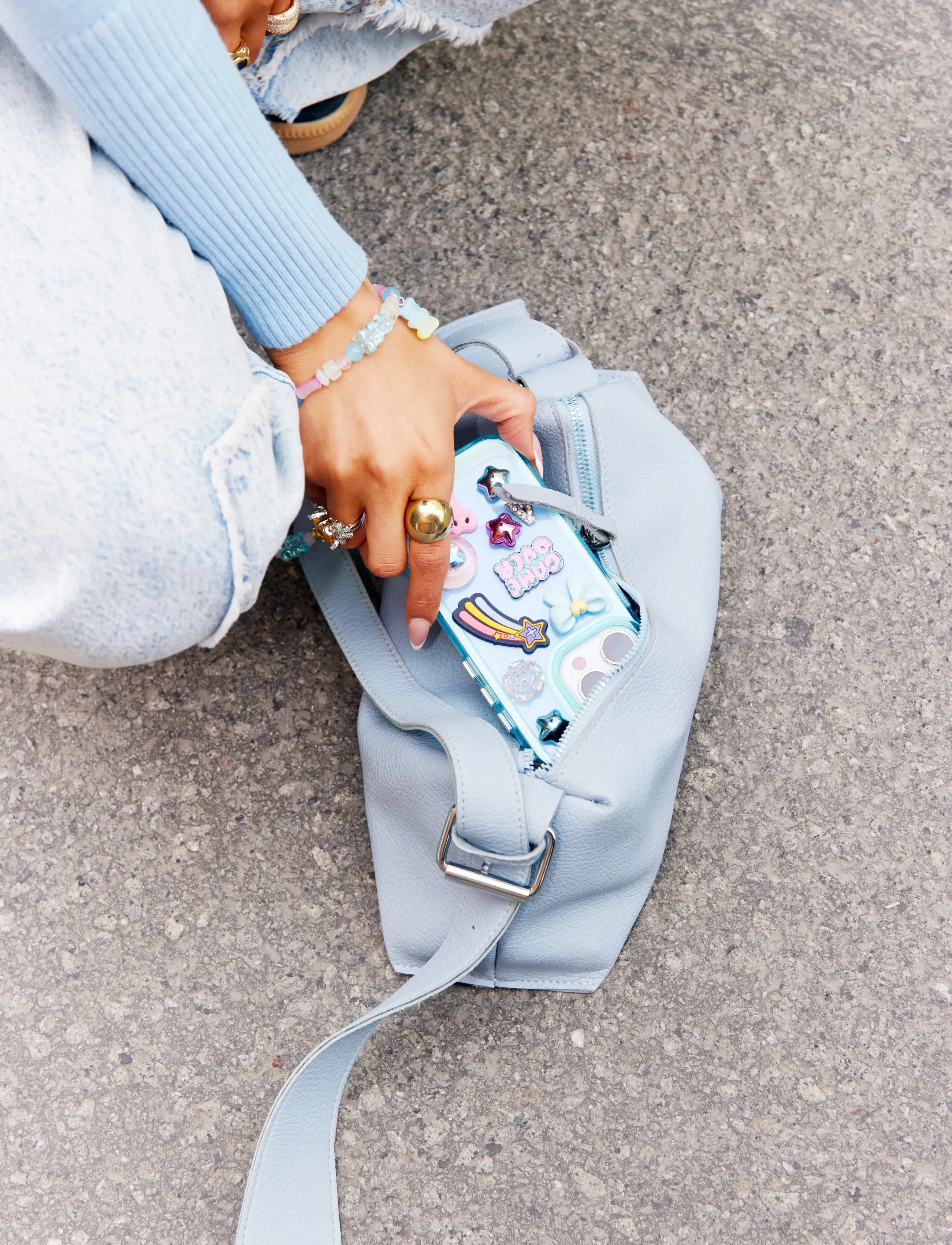 DRM-LND Iphone Blue Skiez, IPHONE 7/8/SE, Blue, Mobile Accessories > Phone Cases, Børn