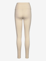 Drop of Mindfulness - EDEN - running & training tights - pearl white matte - 1