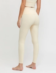 Drop of Mindfulness - EDEN - running & training tights - pearl white matte - 3
