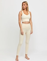 Drop of Mindfulness - EDEN - running & training tights - pearl white matte - 6