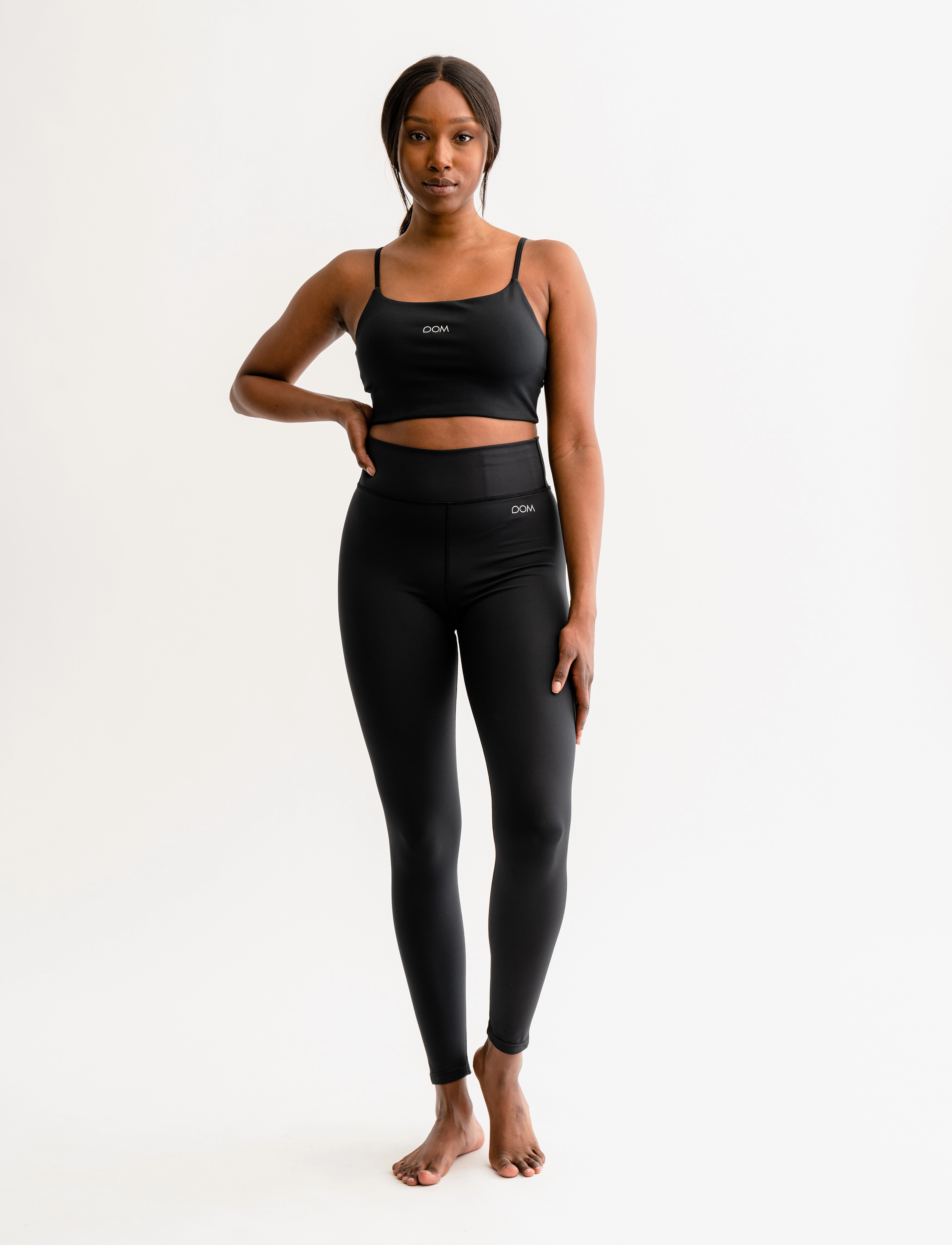 Drop of Mindfulness - THEA SPORTS BRA - black matte - 5