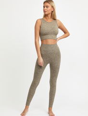 Drop of Mindfulness - MOLLY - running & training tights - olive green melange - 4