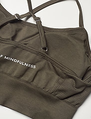 Drop of Mindfulness - TRINITY - sportinės liemenėlės: vidutiniškai prilaikančios - dark olive - 6