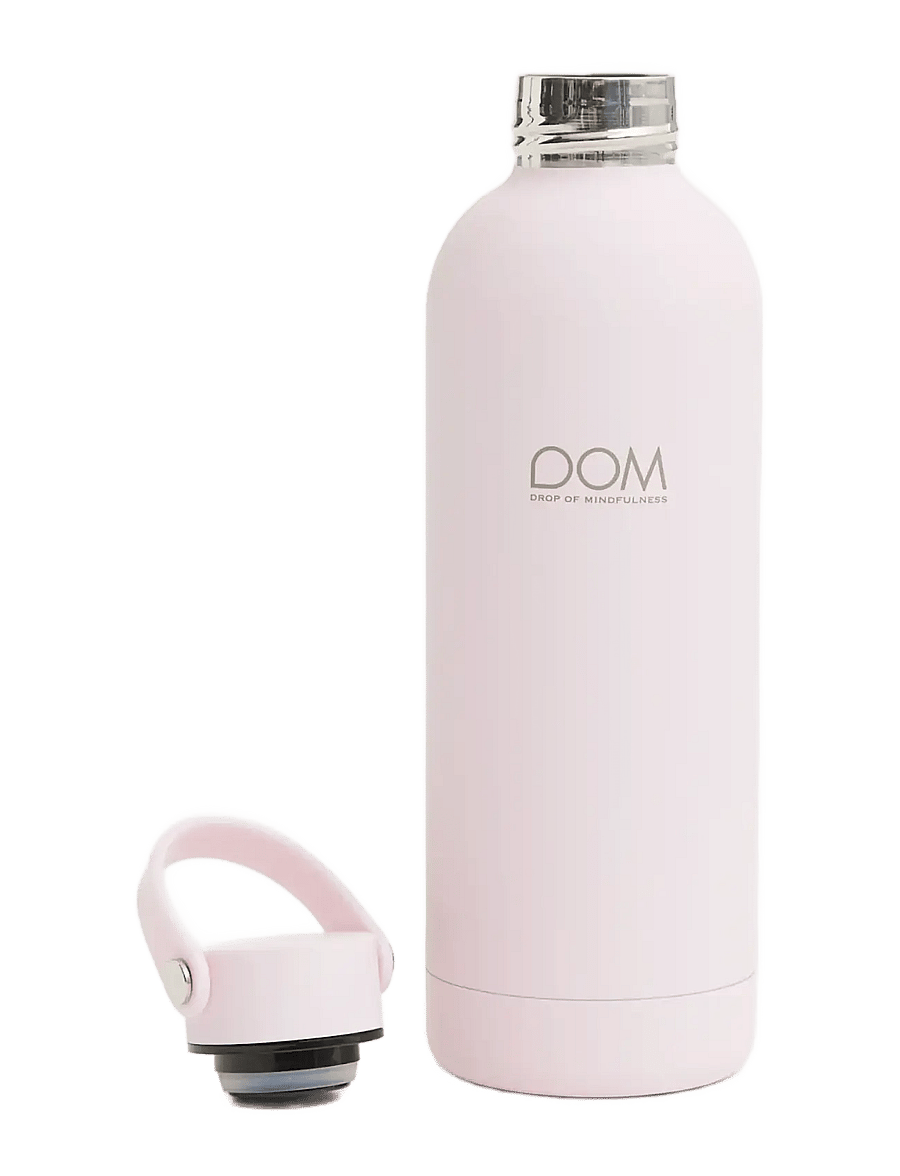 Drop of Mindfulness - WATER BOTTLE - wasserflaschen & thermosflaschen - pink blush - 2