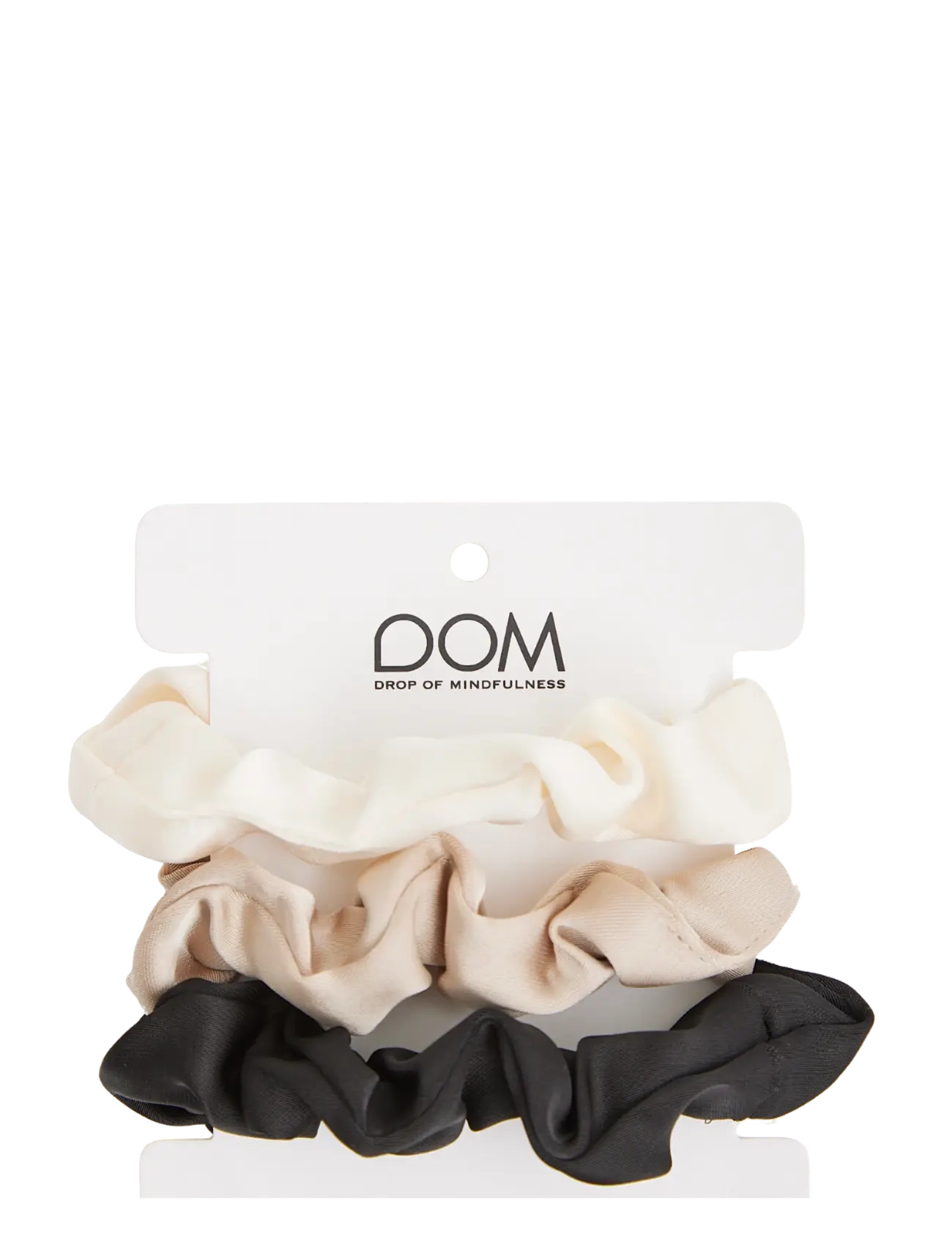 Drop of Mindfulness Satin Hair Scrunchie 3-Pack, Damen, Satin Haar Scrunchie 3er Pack, Patterned, Gr: One Size