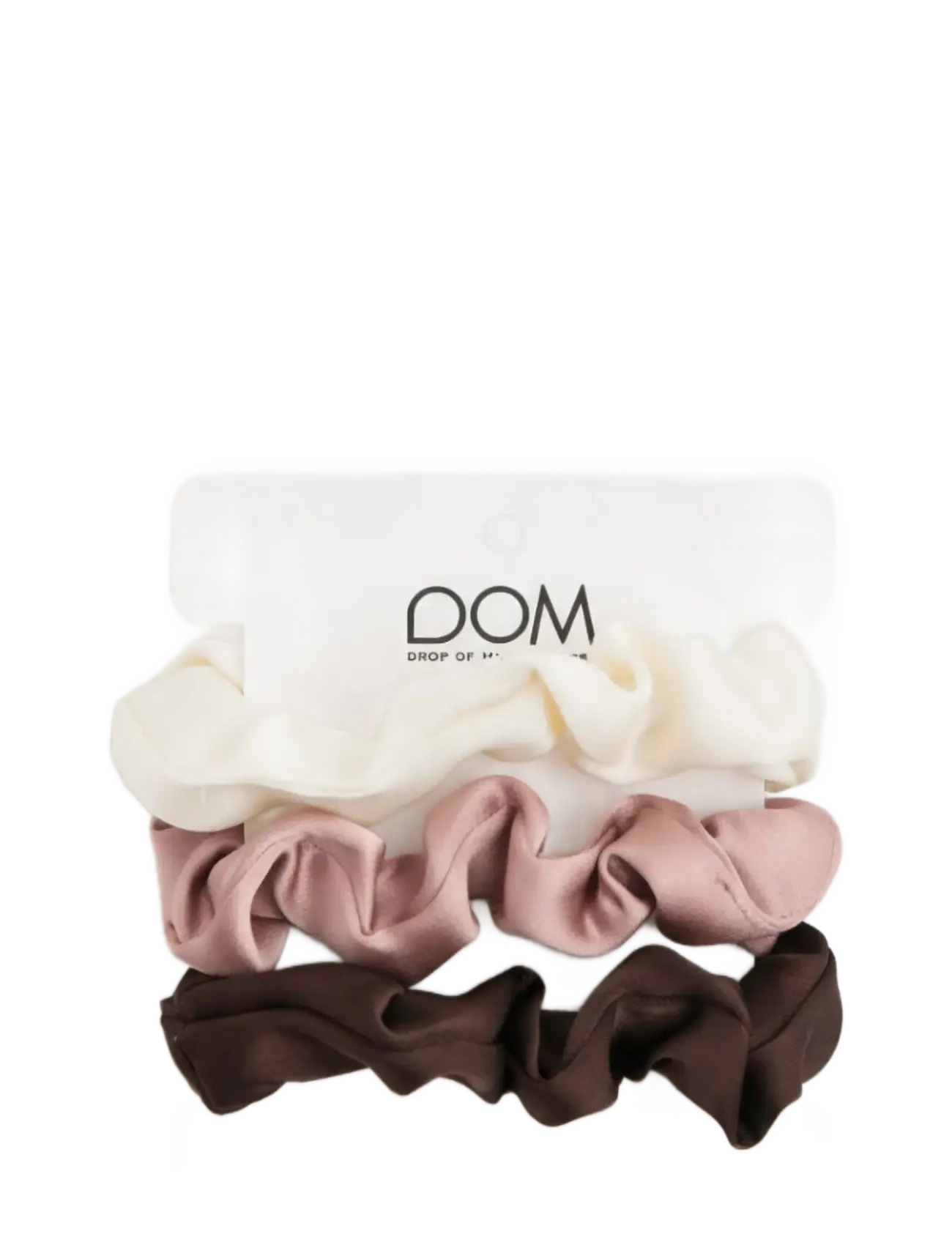 Drop of Mindfulness SATIN HAIR SCRUNCHIE 3-PACK - Haarband - MULTI BLACK / multi