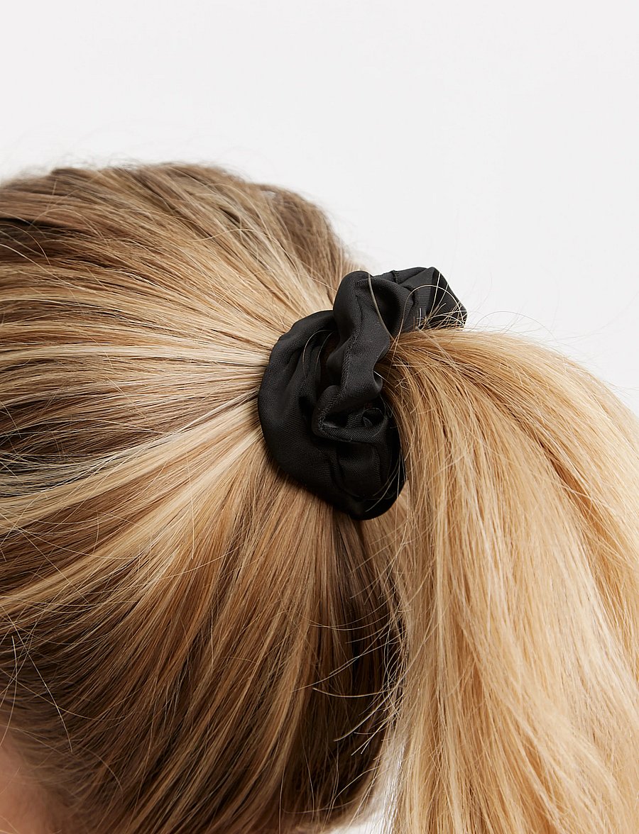 Drop of Mindfulness - SATIN HAIR SCRUNCHIE 3-PACK - haarband - multi black - 1
