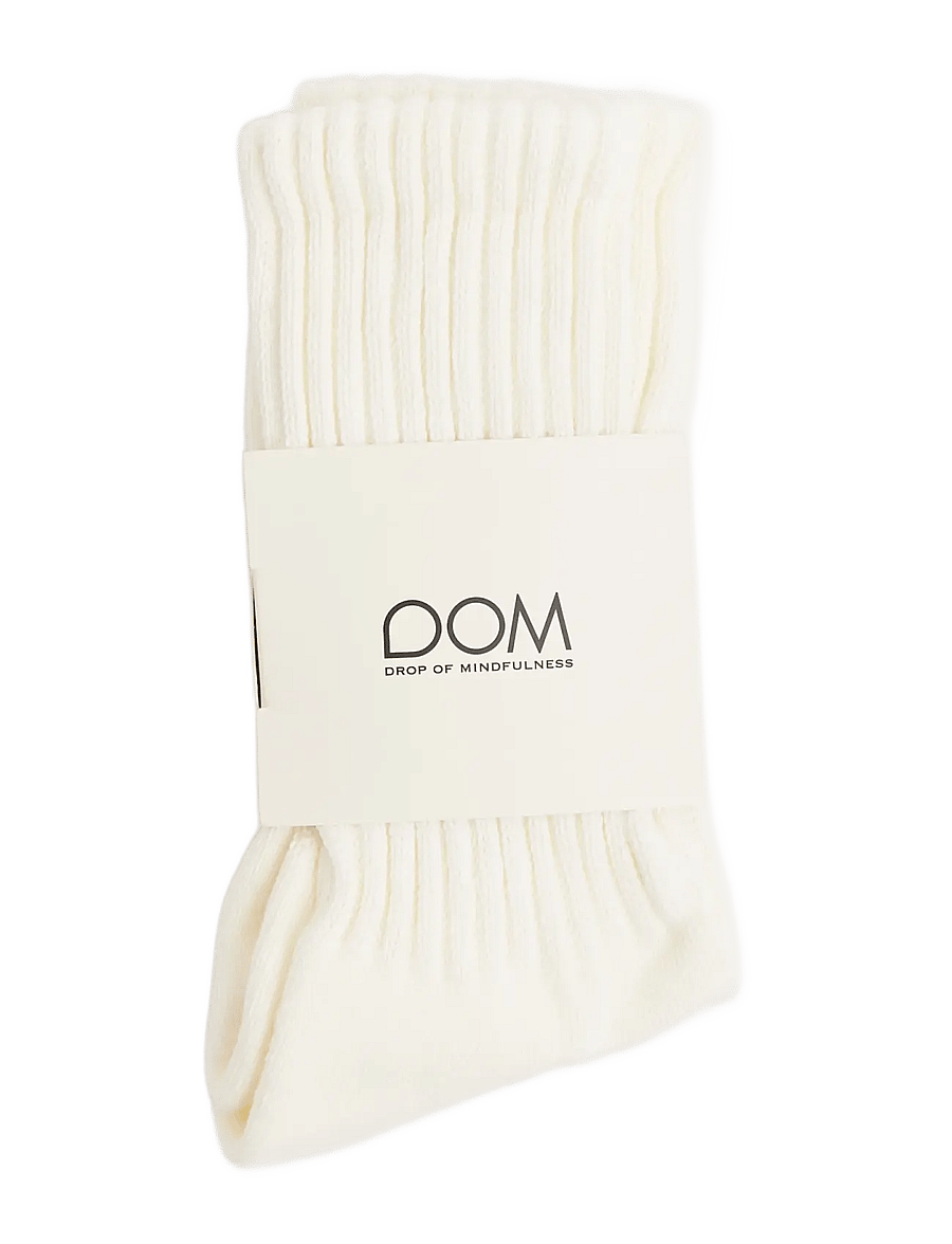 Drop of Mindfulness - DOM SLOUCHY SOCKS - strümpfe - cream white - 1