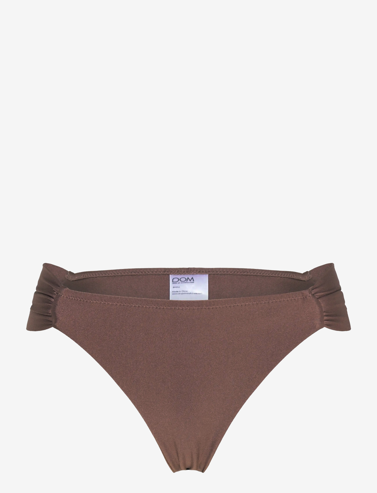 Drop of Mindfulness - SWIM RUCHED BIKINI BOTTOM - sportsbadetøj - satin coconut brown - 1