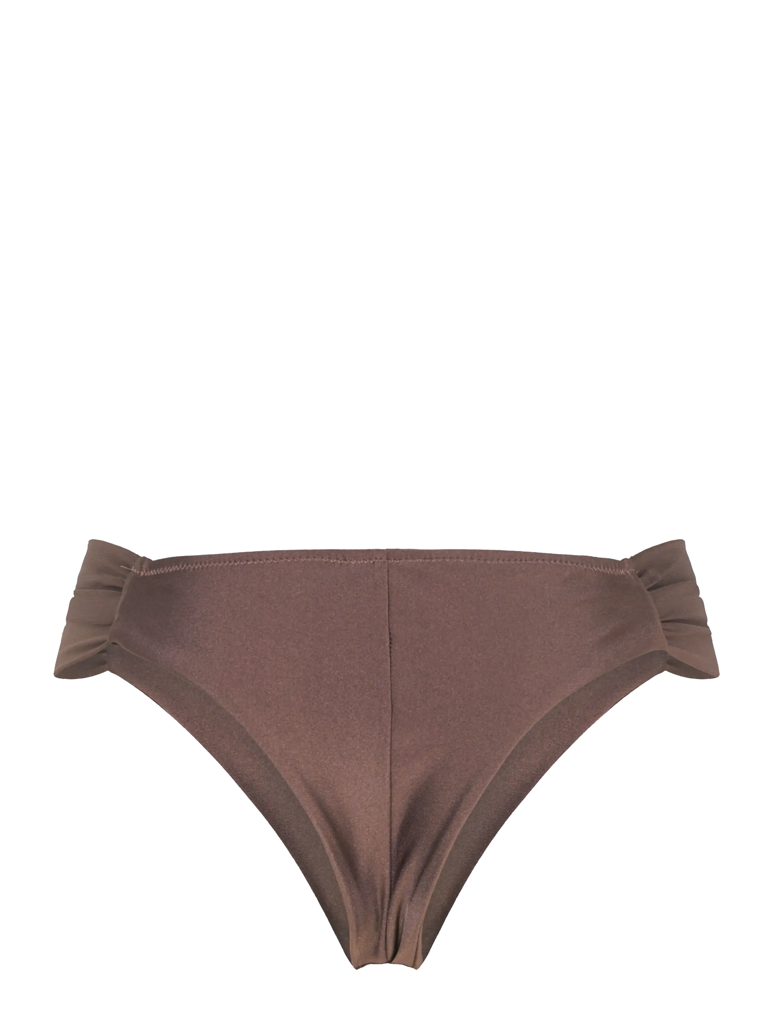 Drop of Mindfulness - SWIM RUCHED BIKINI BOTTOM - sport-bademode - satin coconut brown - 2