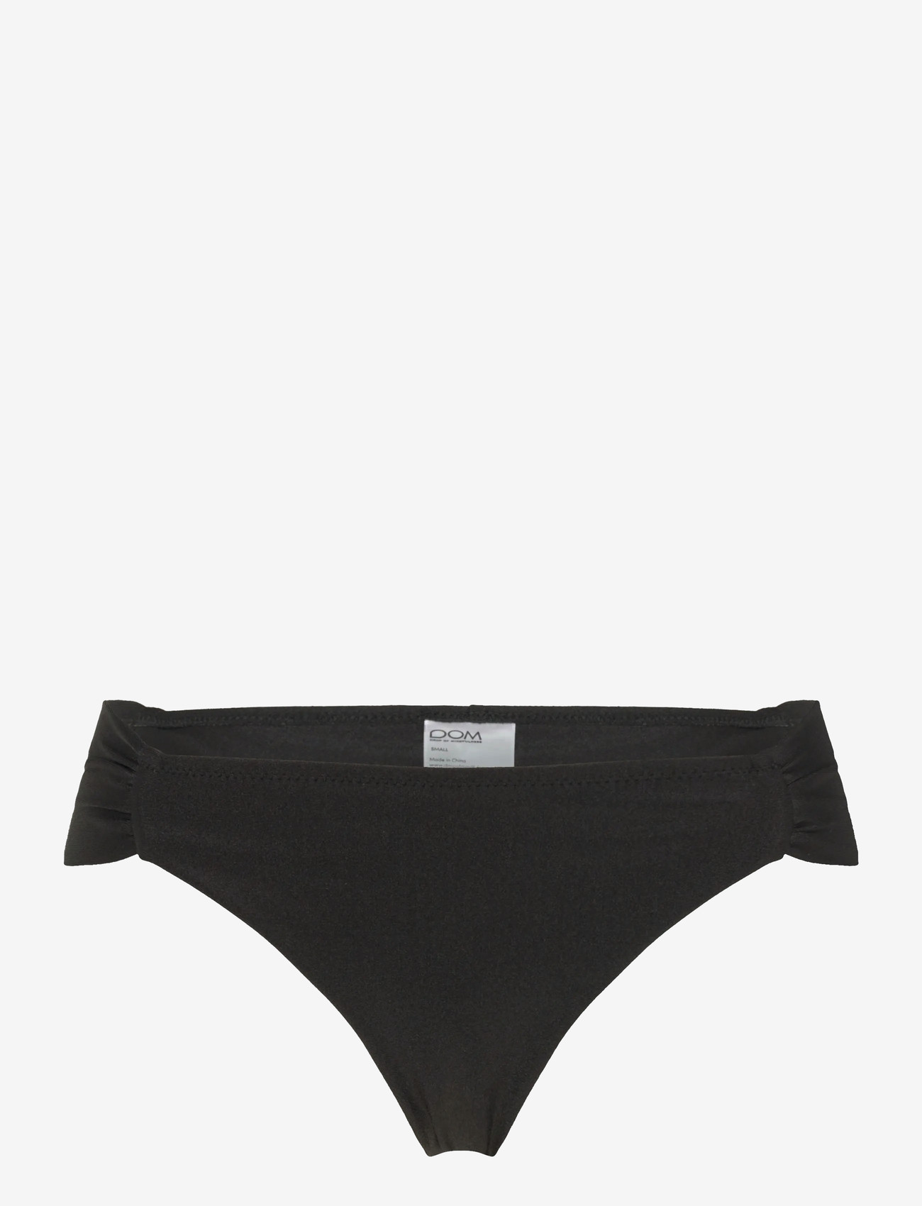 Drop of Mindfulness - SWIM RUCHED BIKINI BOTTOM - sports swimwear - satin black stone - 1