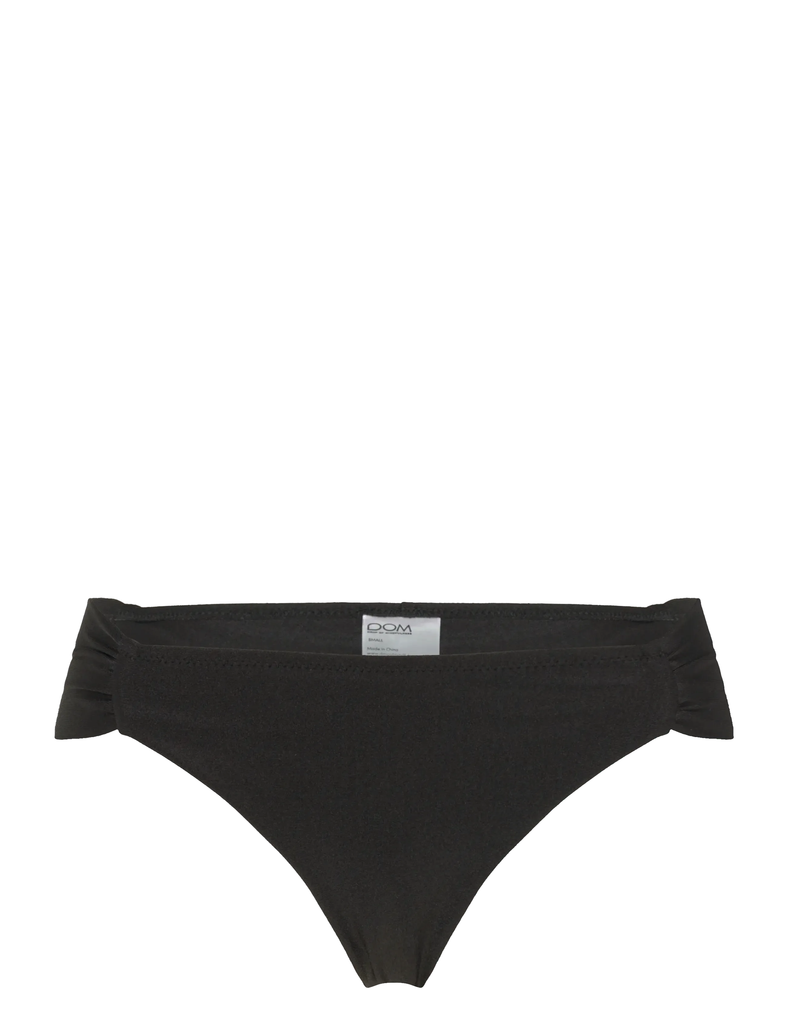 Drop of Mindfulness SWIM RUCHED BIKINI BOTTOM - Drabužiai - SATIN BLACK STONE / black
