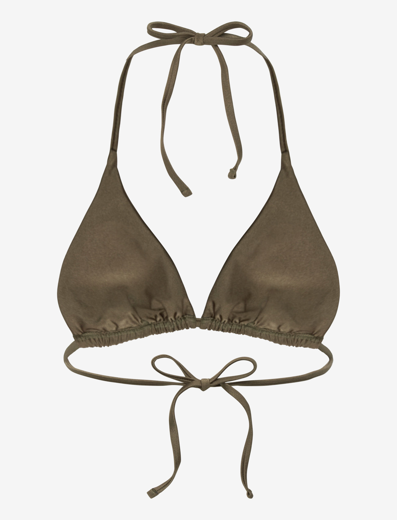 Drop of Mindfulness - SWIM TRIANGLE BIKINI TOP - sport-bademode - satin deep green - 2