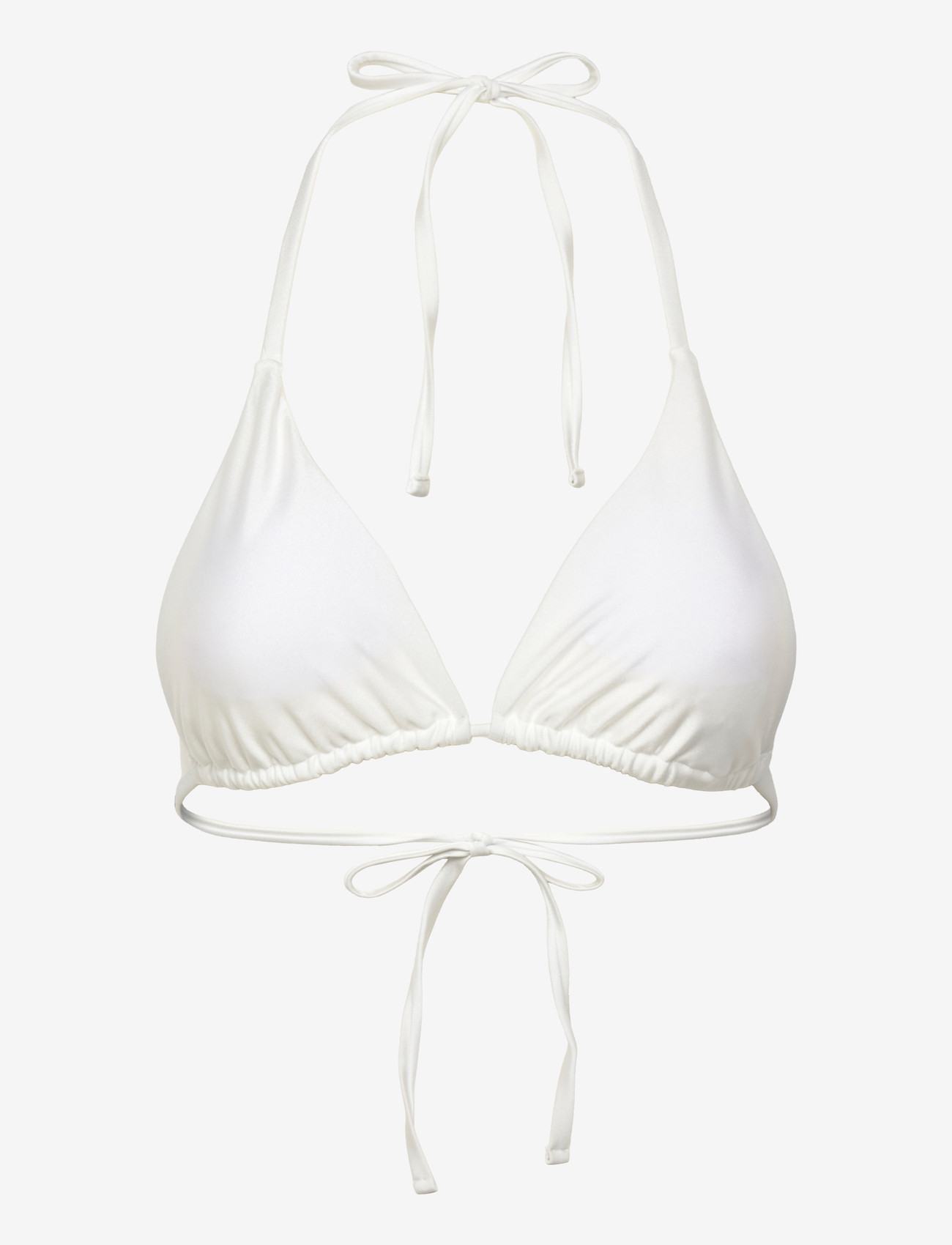 Drop of Mindfulness - SWIM TRIANGLE BIKINI TOP - sportsbadetøj - satin seashell white - 1