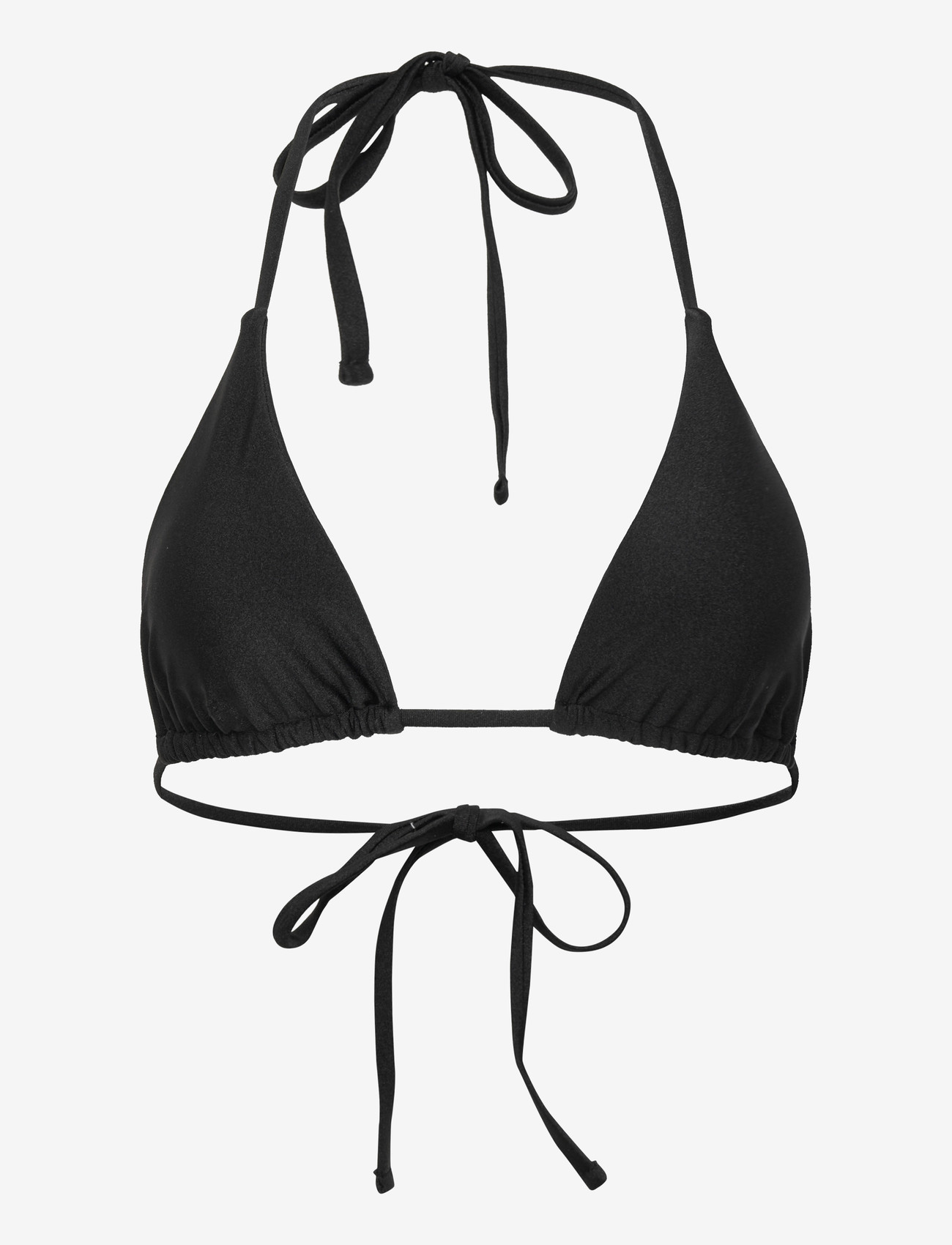Drop of Mindfulness - SWIM TRIANGLE BIKINI TOP - sport-bademode - satin black stone - 1