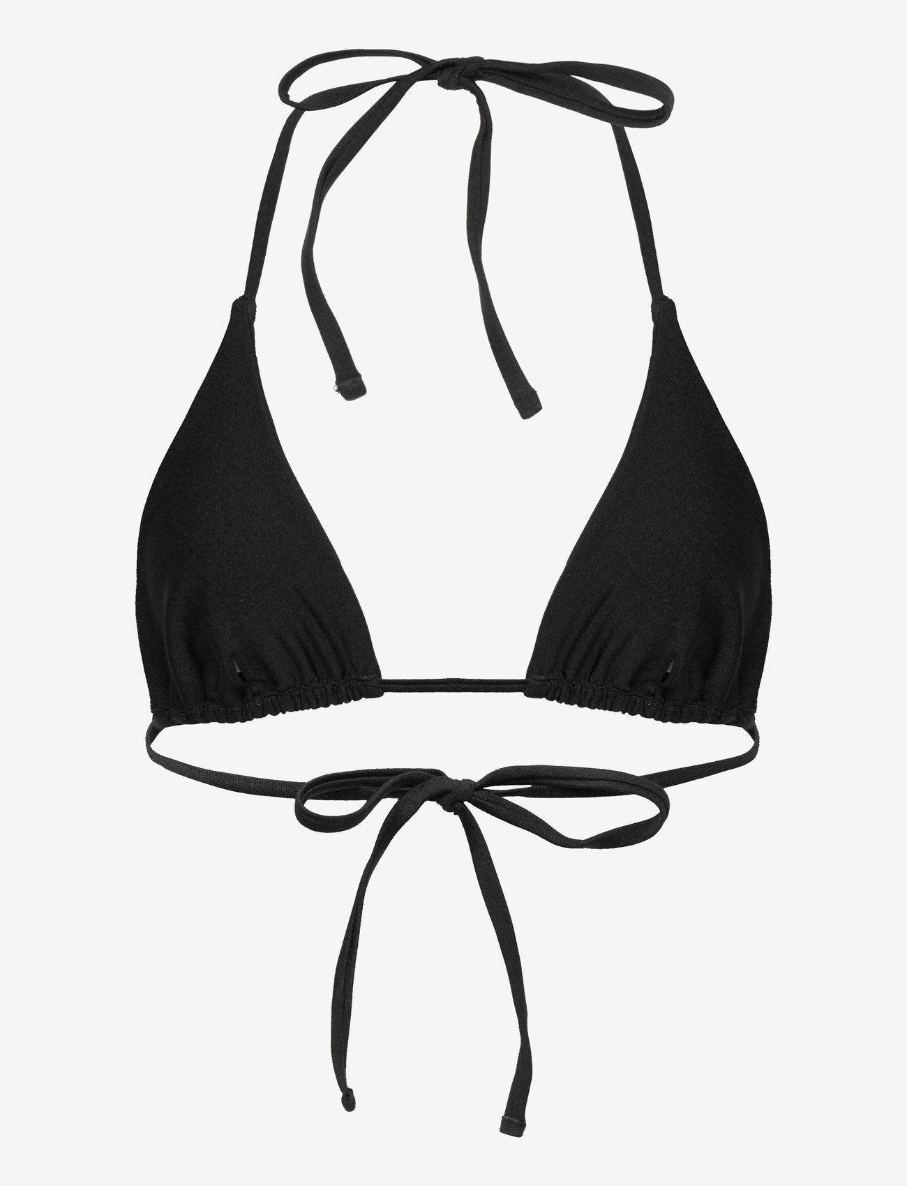 Drop of Mindfulness - SWIM TRIANGLE BIKINI TOP - sport-bademode - satin black stone - 2
