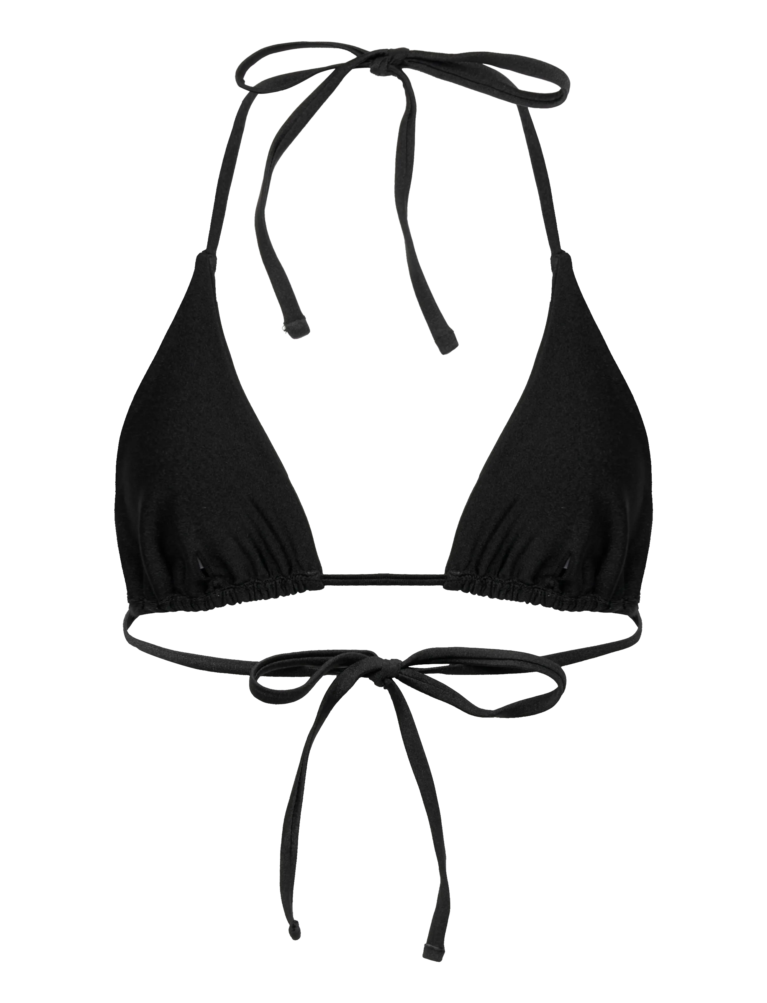 Drop of Mindfulness - SWIM TRIANGLE BIKINI TOP - sportsbadetøj - satin black stone - 2