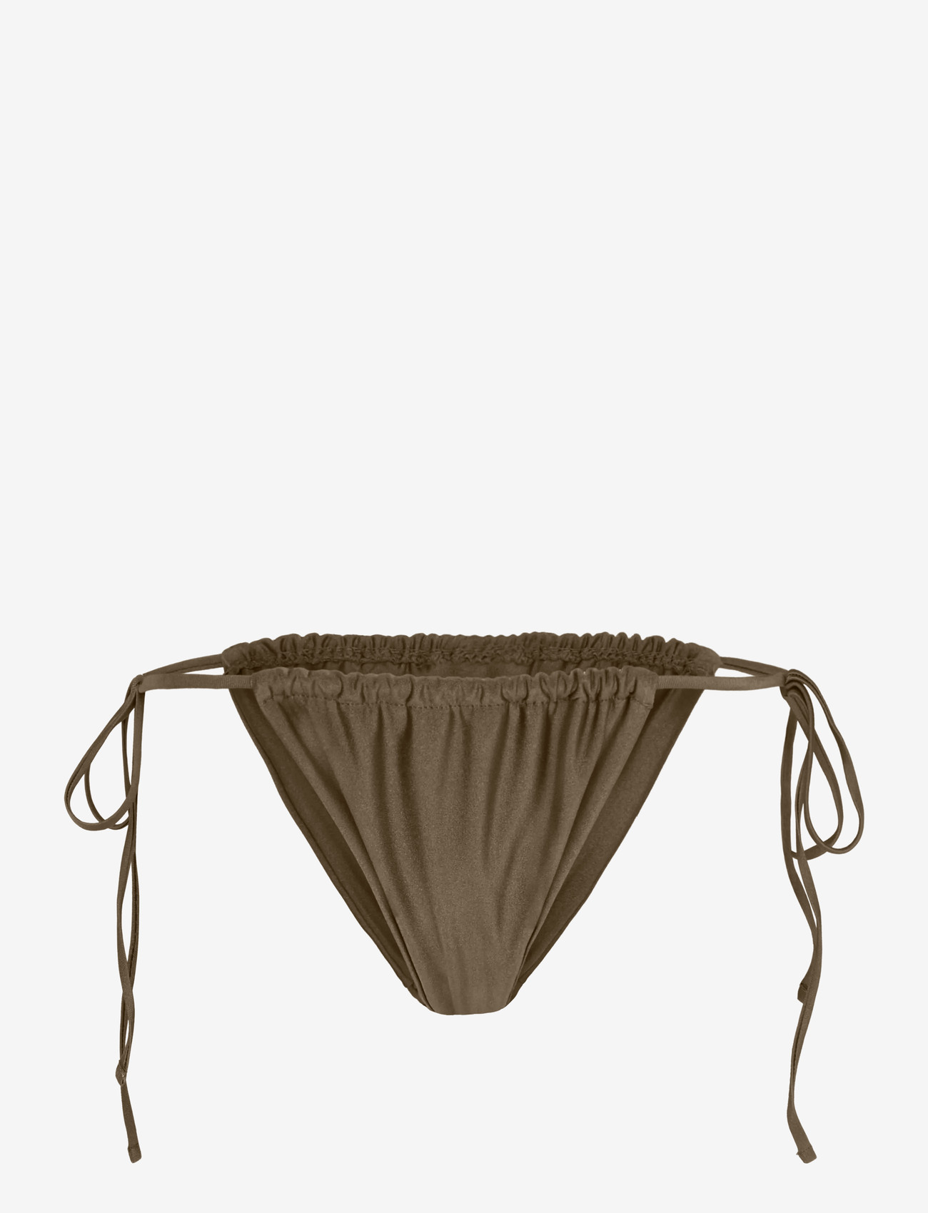Drop of Mindfulness - SWIM TIE BIKINI BOTTOM - sportlikud ujumisriided - satin deep green - 1