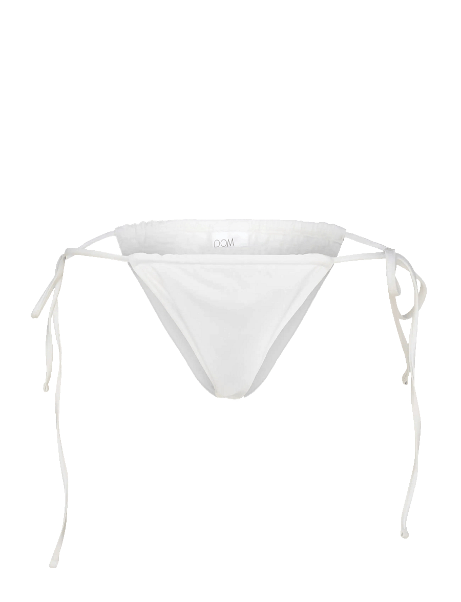 Drop of Mindfulness - SWIM TIE BIKINI BOTTOM - sportiga badkläder - satin seashell white - 1