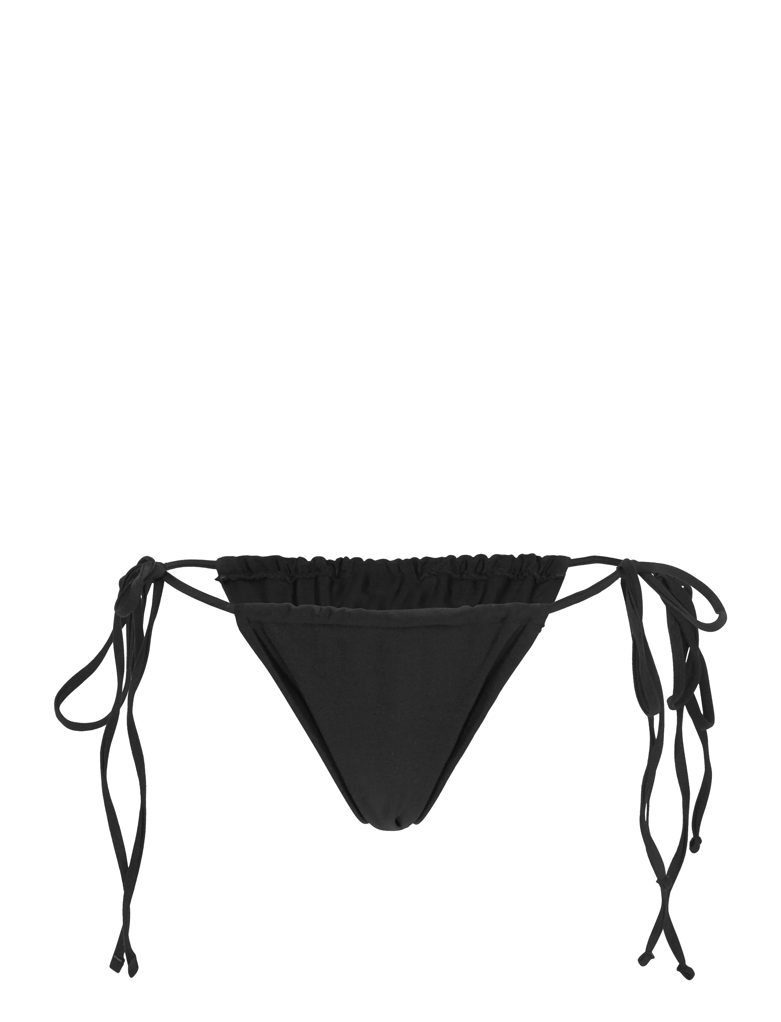 Drop of Mindfulness SWIM TIE BIKINI BOTTOM - Uinti - SATIN BLACK STONE / black