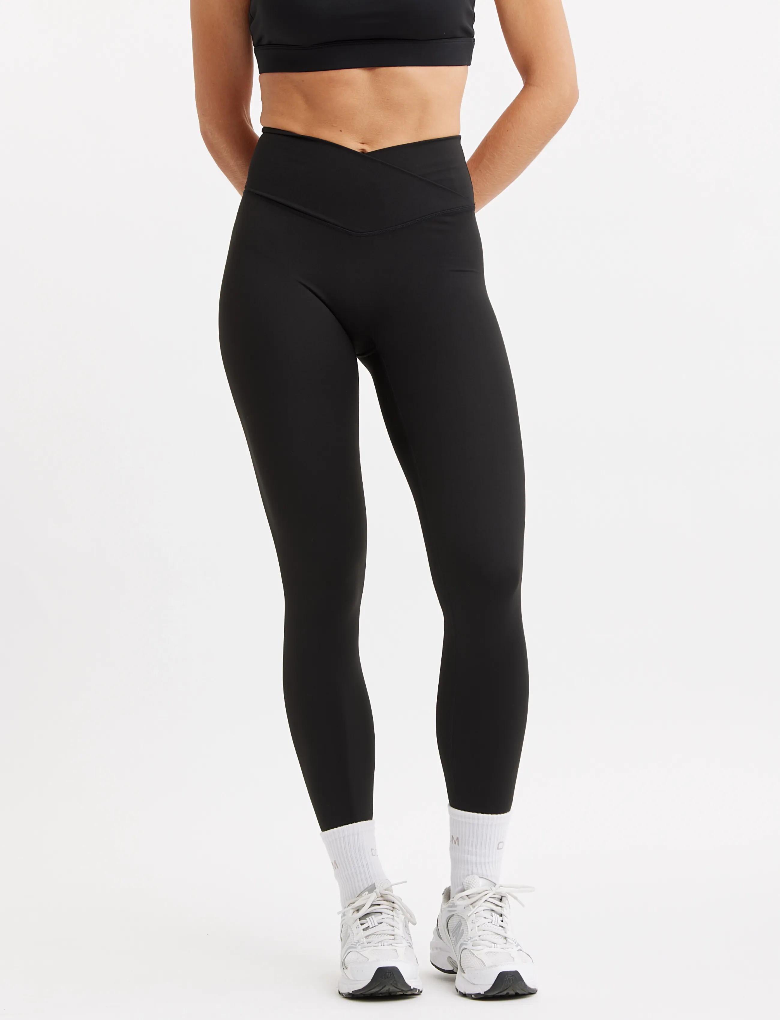 Drop of Mindfulness Ultimate Wrap Over Tights, XS, Black, Sportsbukser > Sportstræningsbukser, Dame