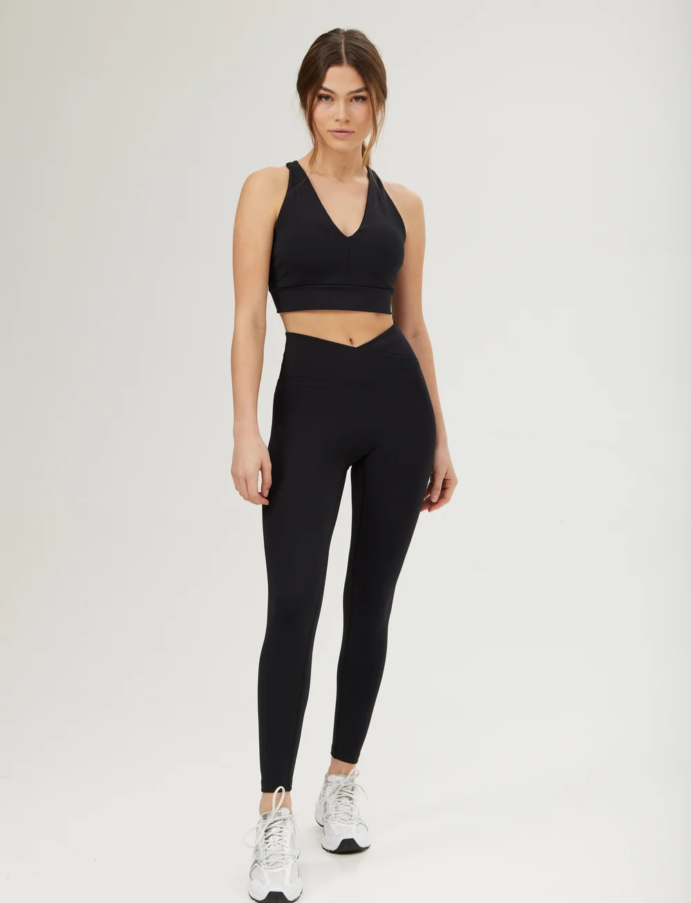 Drop of Mindfulness - ULTIMATE WRAP OVER TIGHTS - trainingstights - black - 4