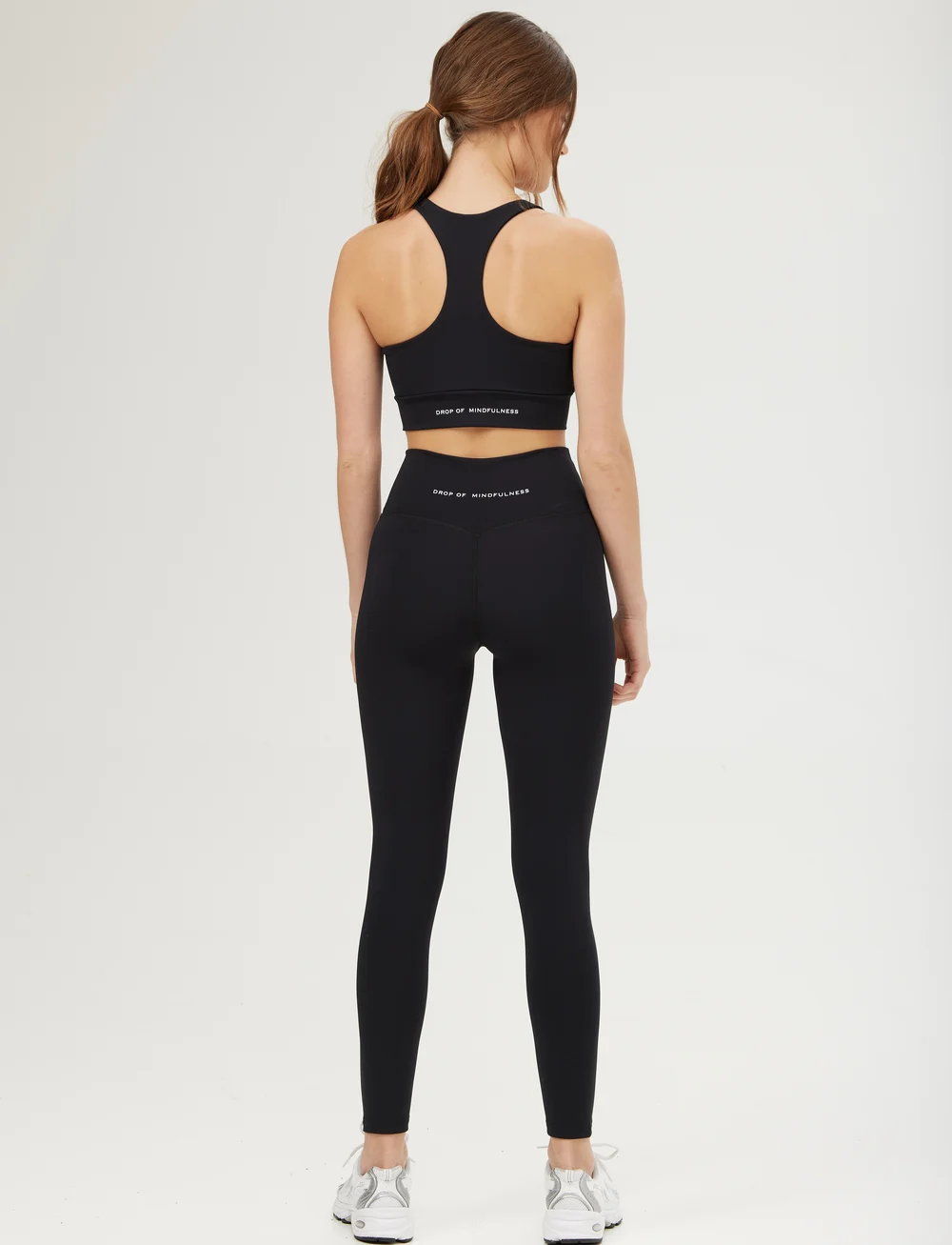 Drop of Mindfulness - ULTIMATE WRAP OVER TIGHTS - trainingstights - black - 5