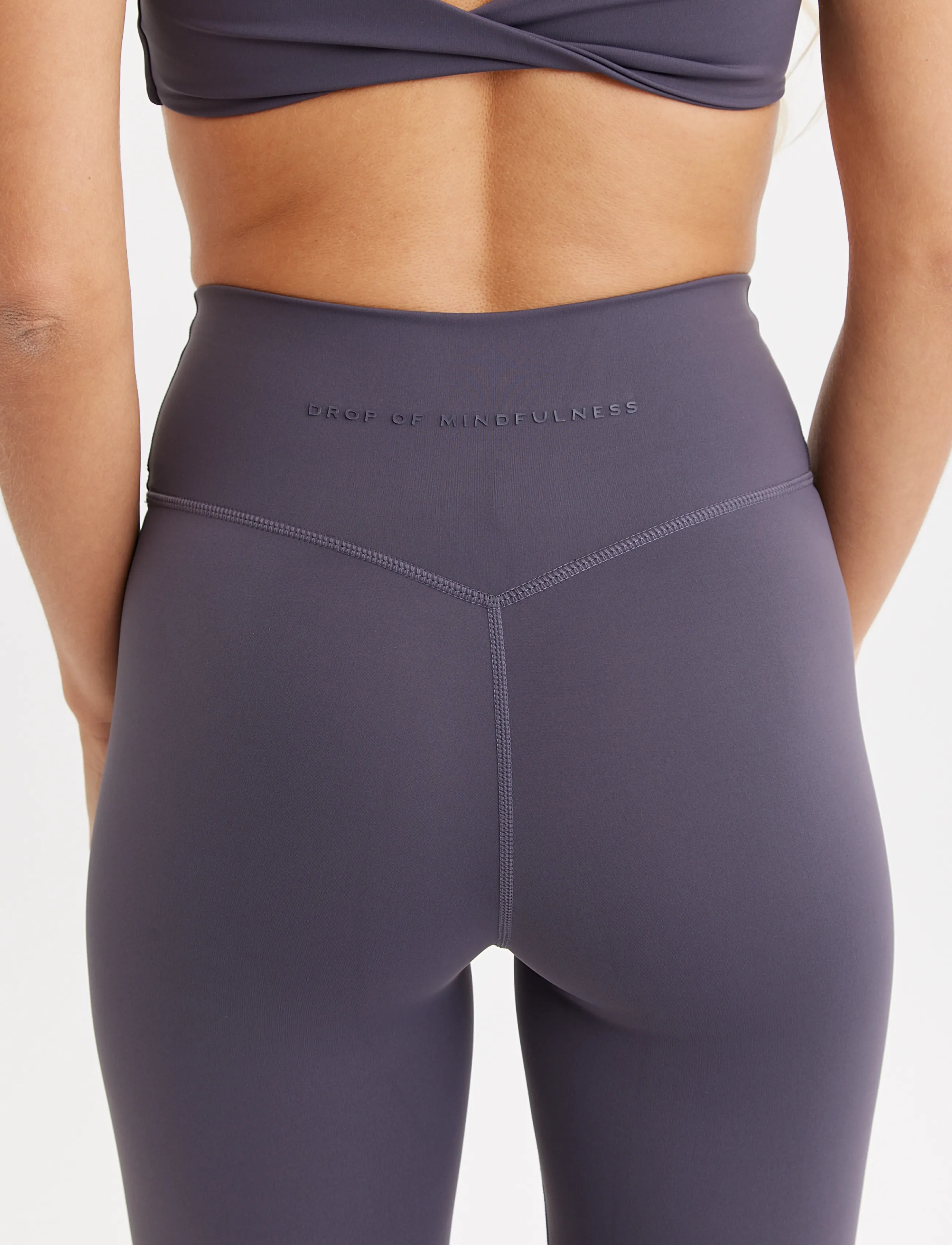 Drop of Mindfulness - ULTIMATE WRAP OVER TIGHTS - charcoal - 5