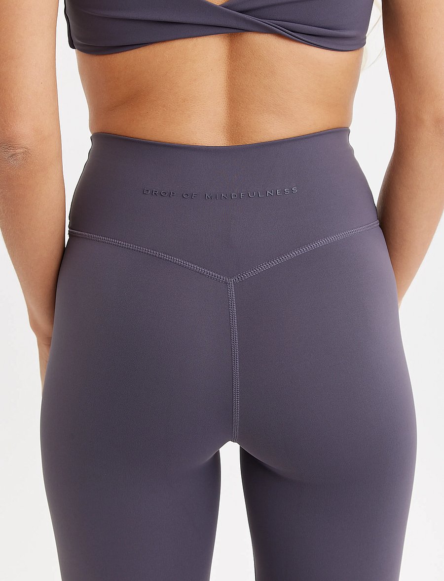 Drop of Mindfulness - ULTIMATE WRAP OVER TIGHTS - full längd - charcoal - 5