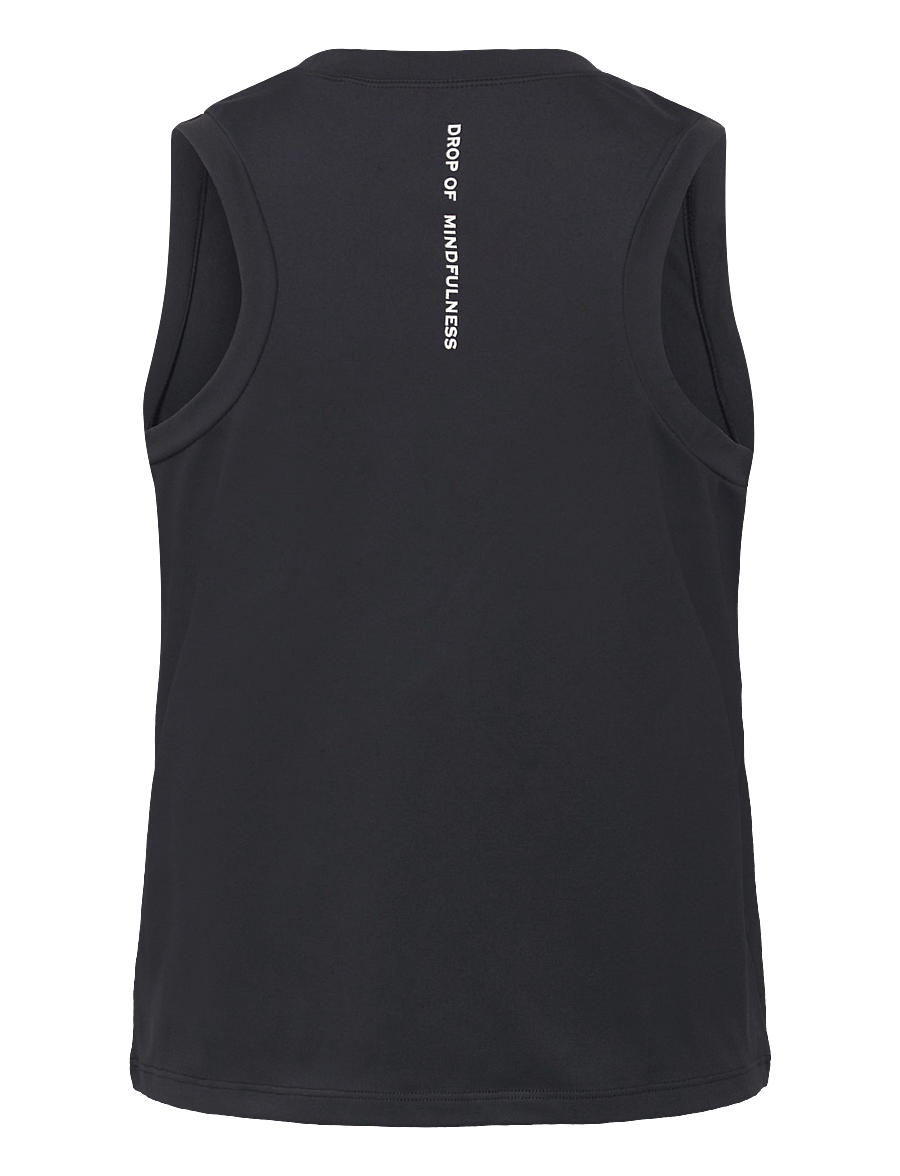 Drop of Mindfulness - RELAXED TANK TOP - black - 2